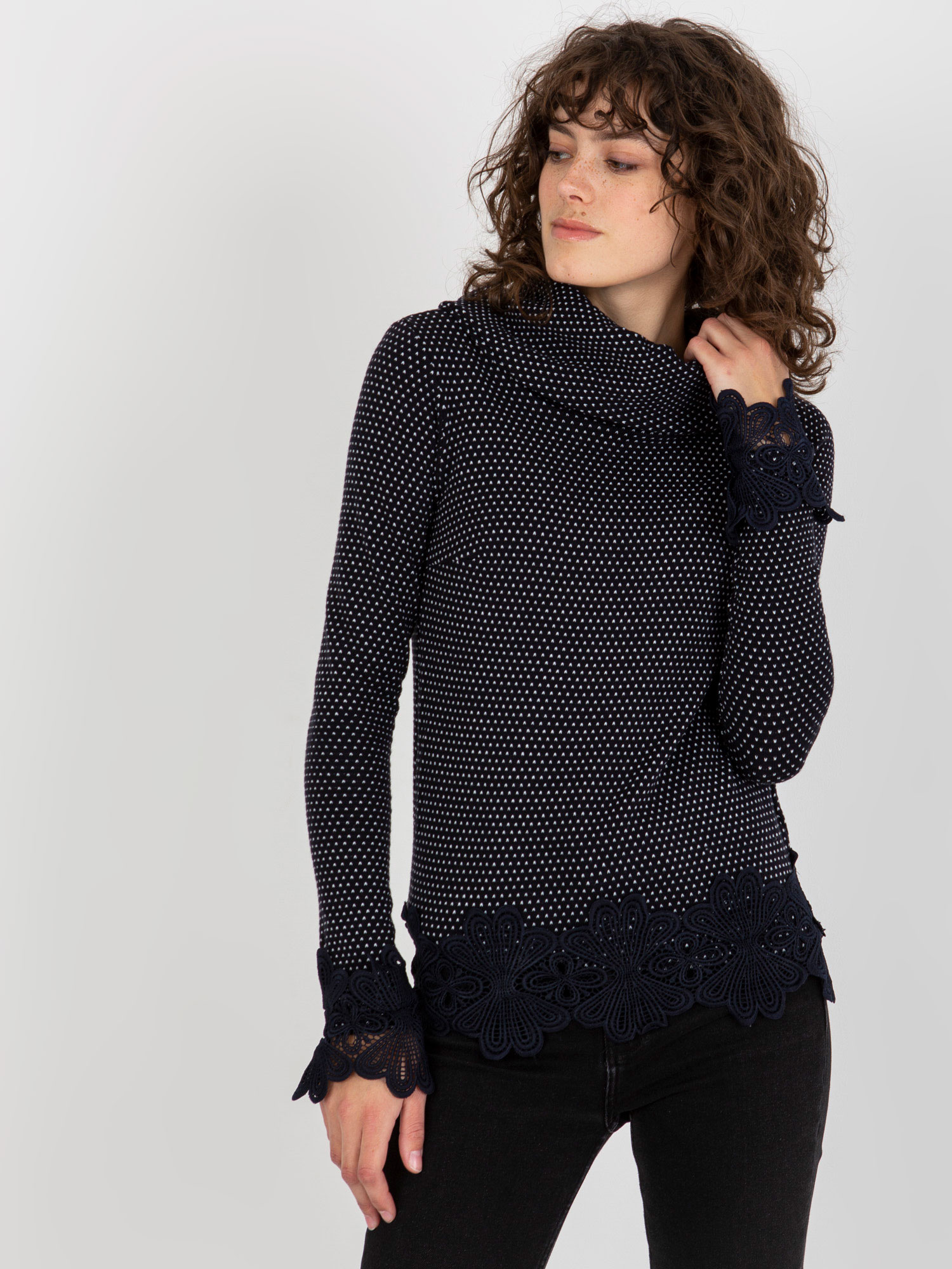 Sweter Granatowy - obrazek 4