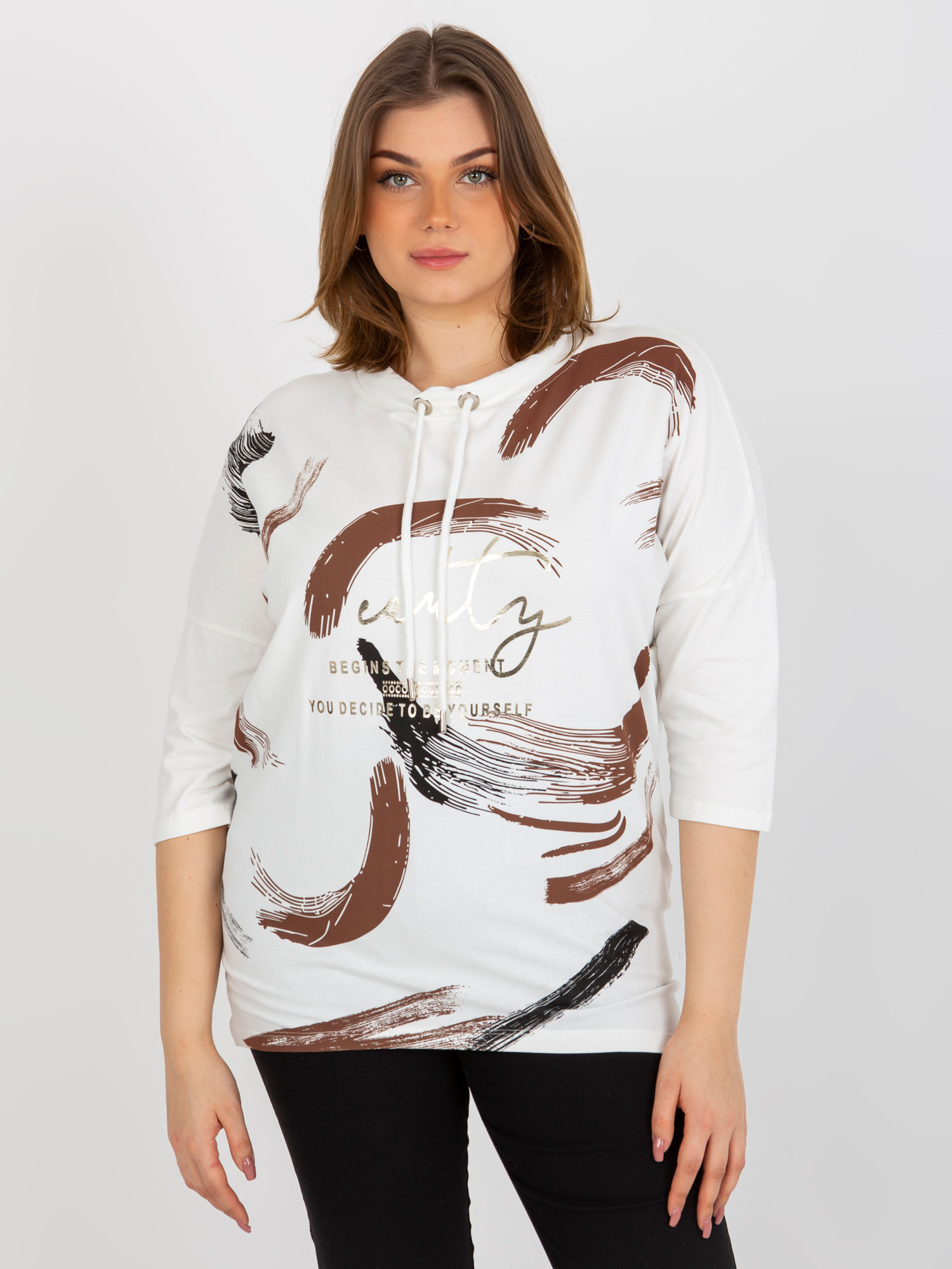 Bluzka Ecru - obrazek 4