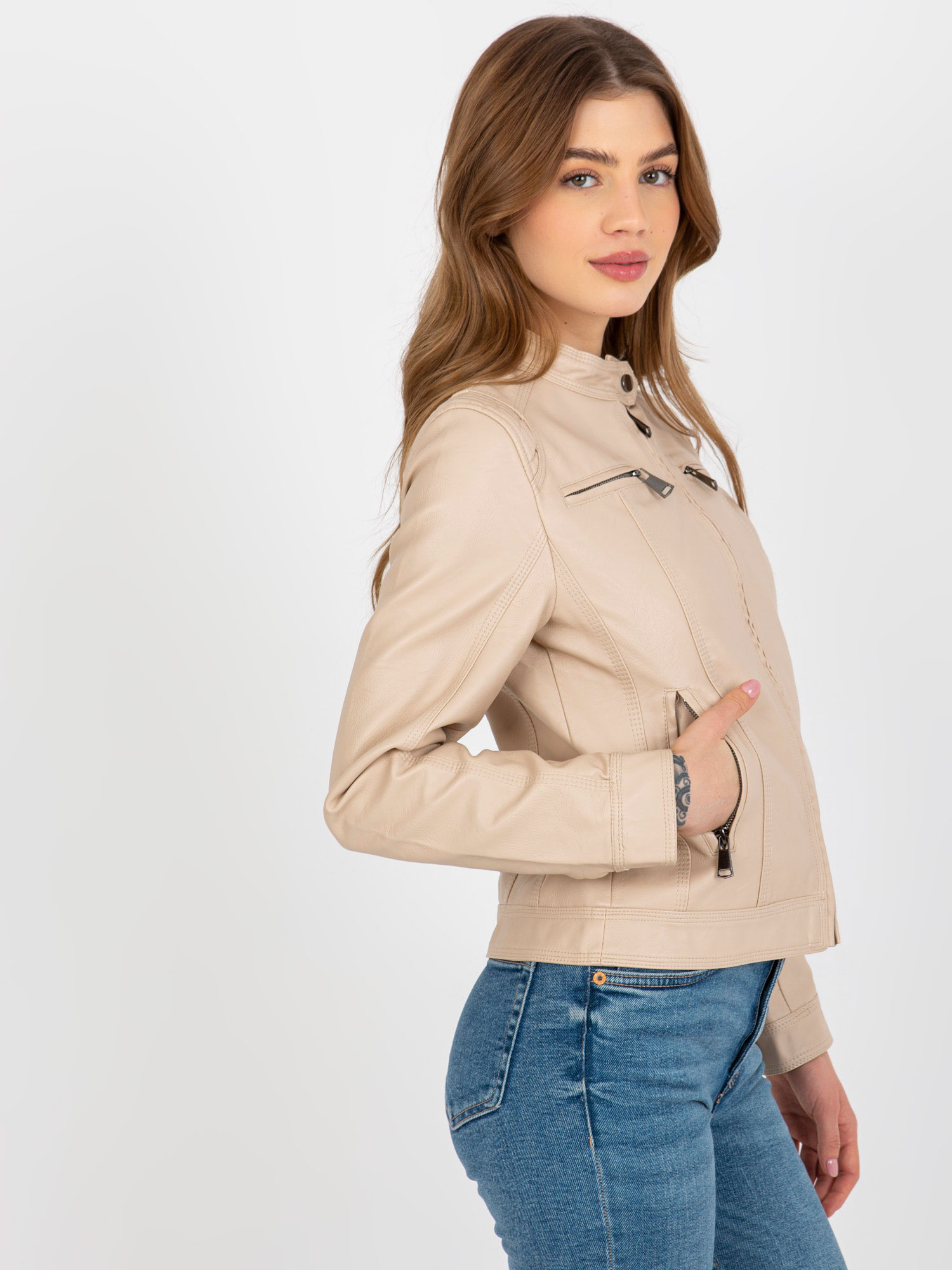 Kurtka Beżowy - obrazek 4