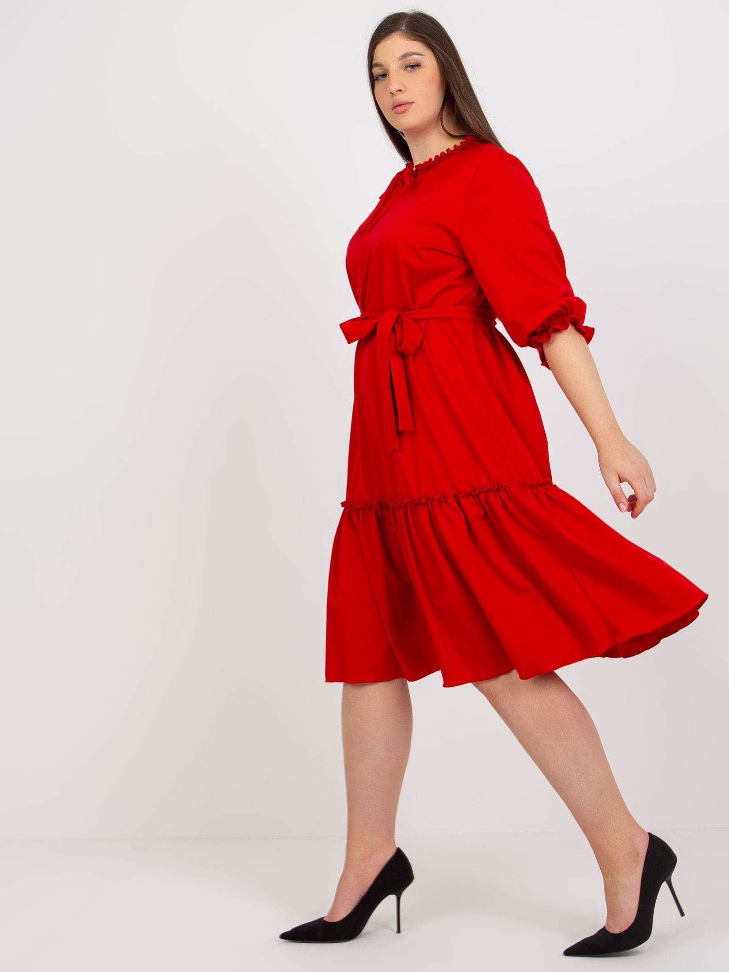 Sukienka Czerwony - obrazek 4