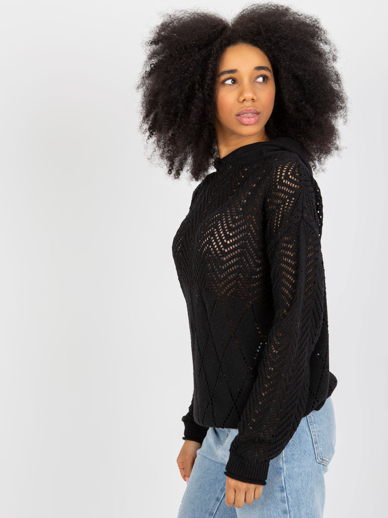 Sweter Czarny - obrazek 4