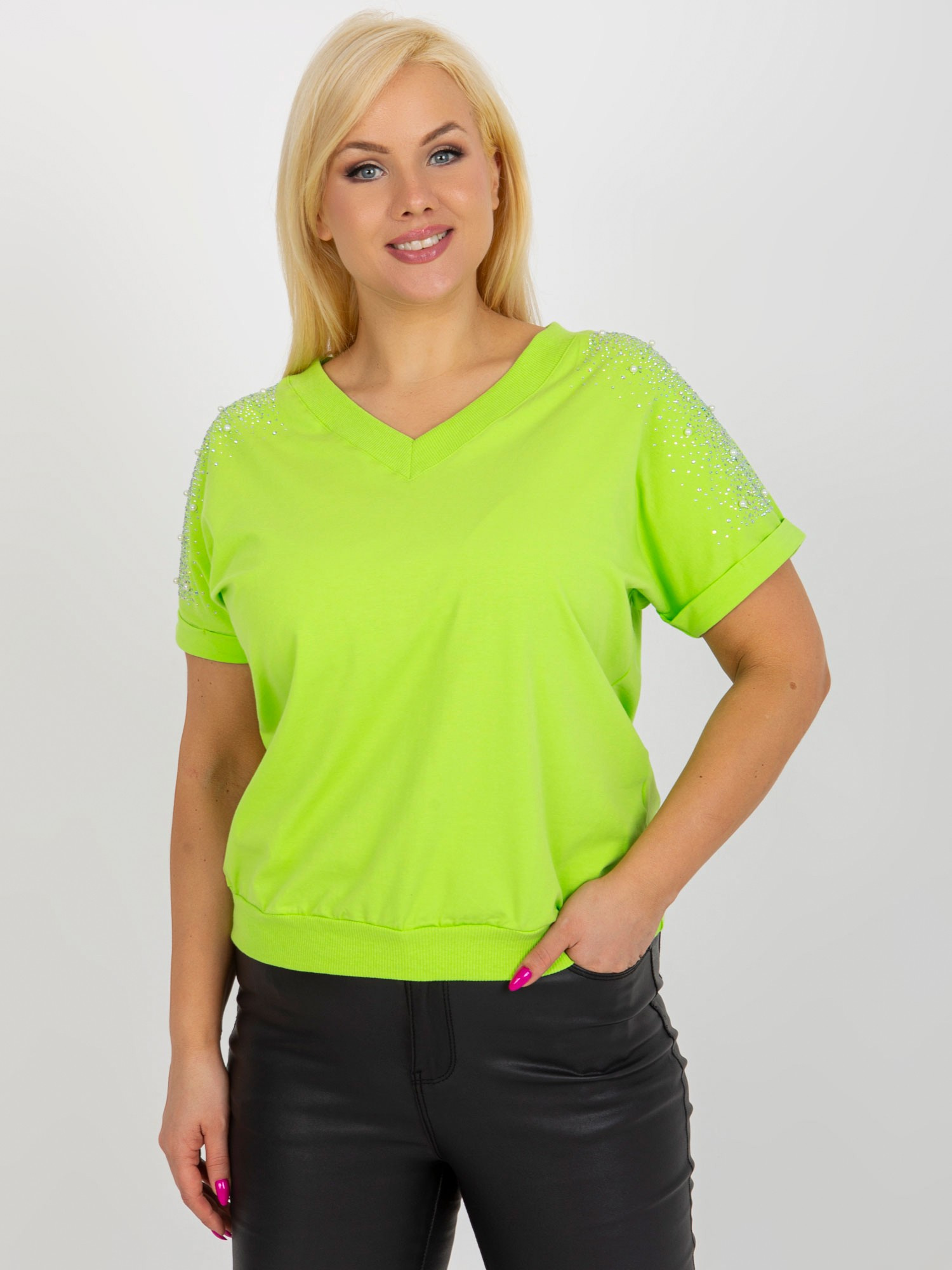 Bluzka Limonkowy - obrazek 4