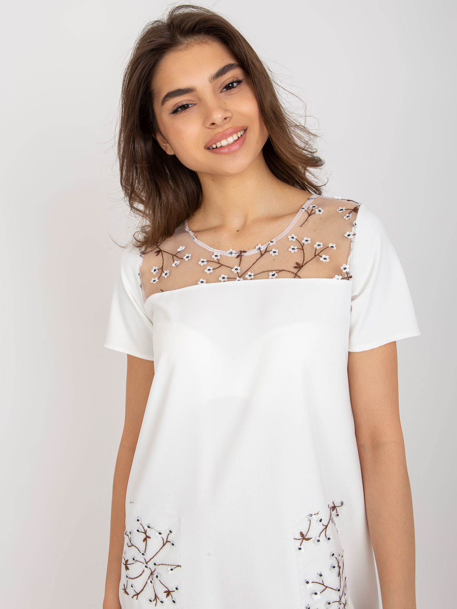 Sukienka Ecru - obrazek 4