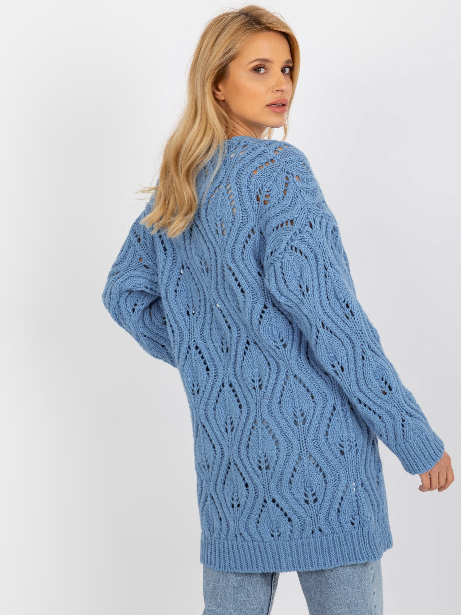Kardigan Niebieski - obrazek 4