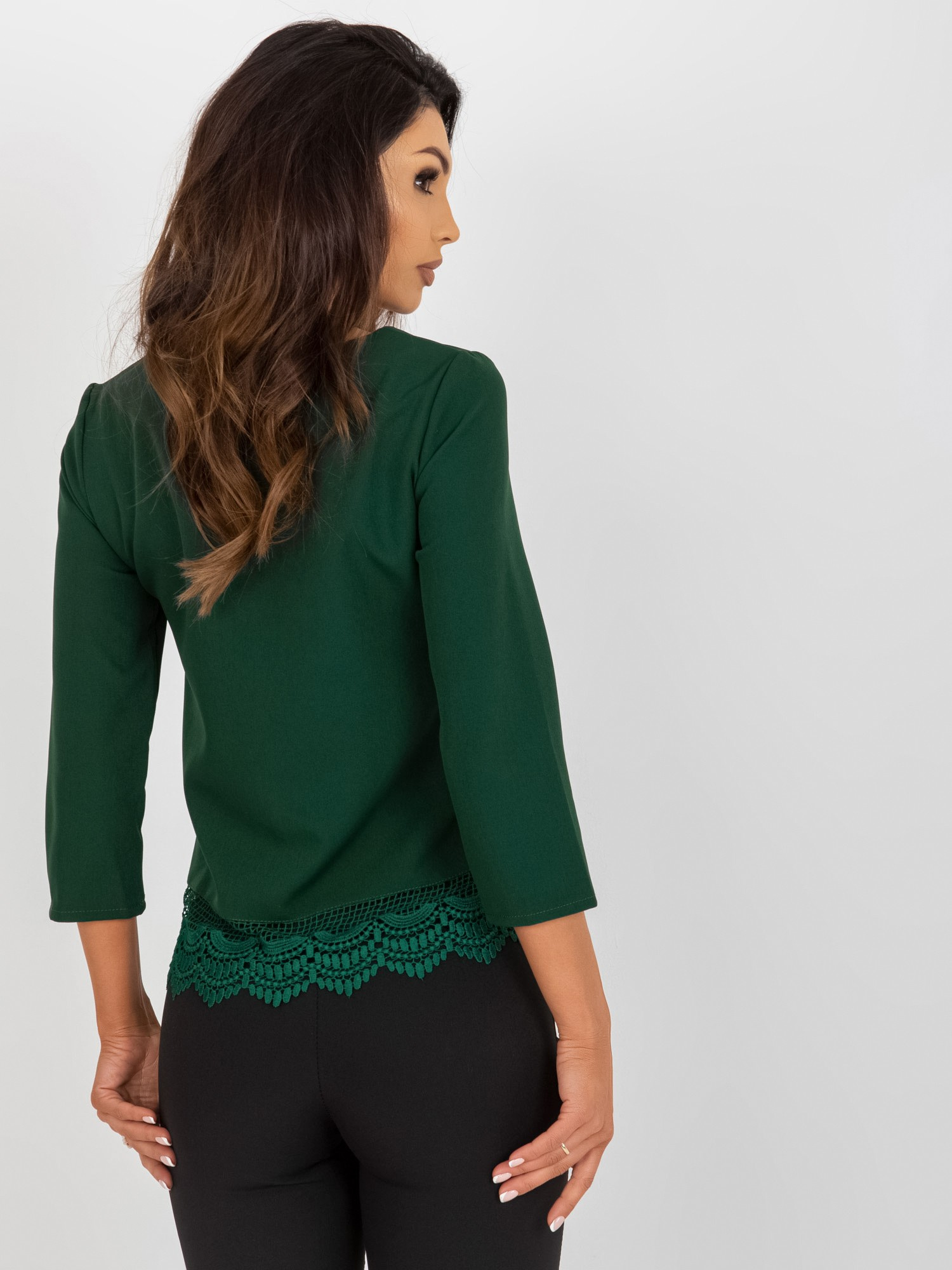 Bluzka Ciemny zielony - obrazek 4