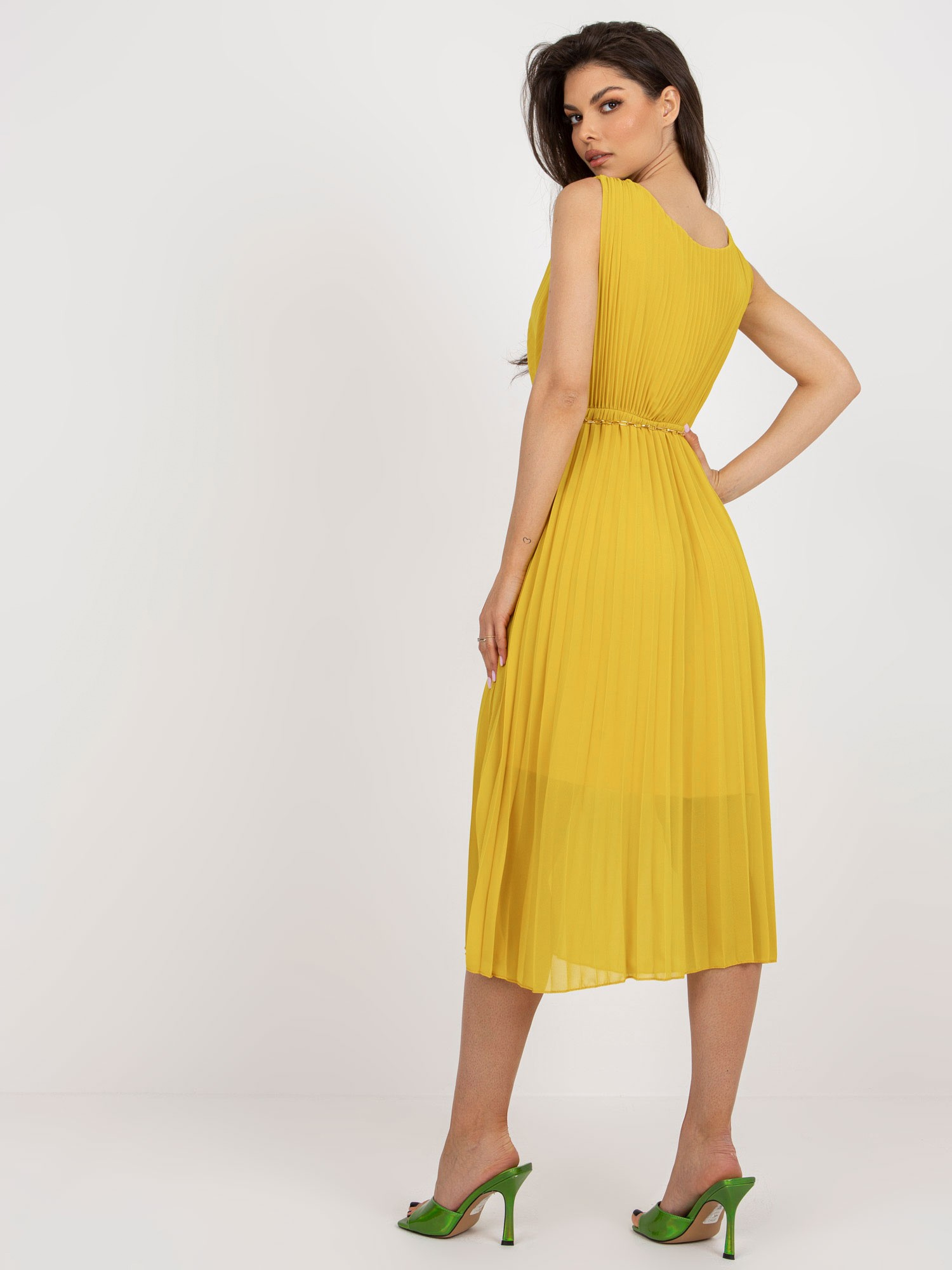 Sukienka Ciemny żółty - obrazek 4