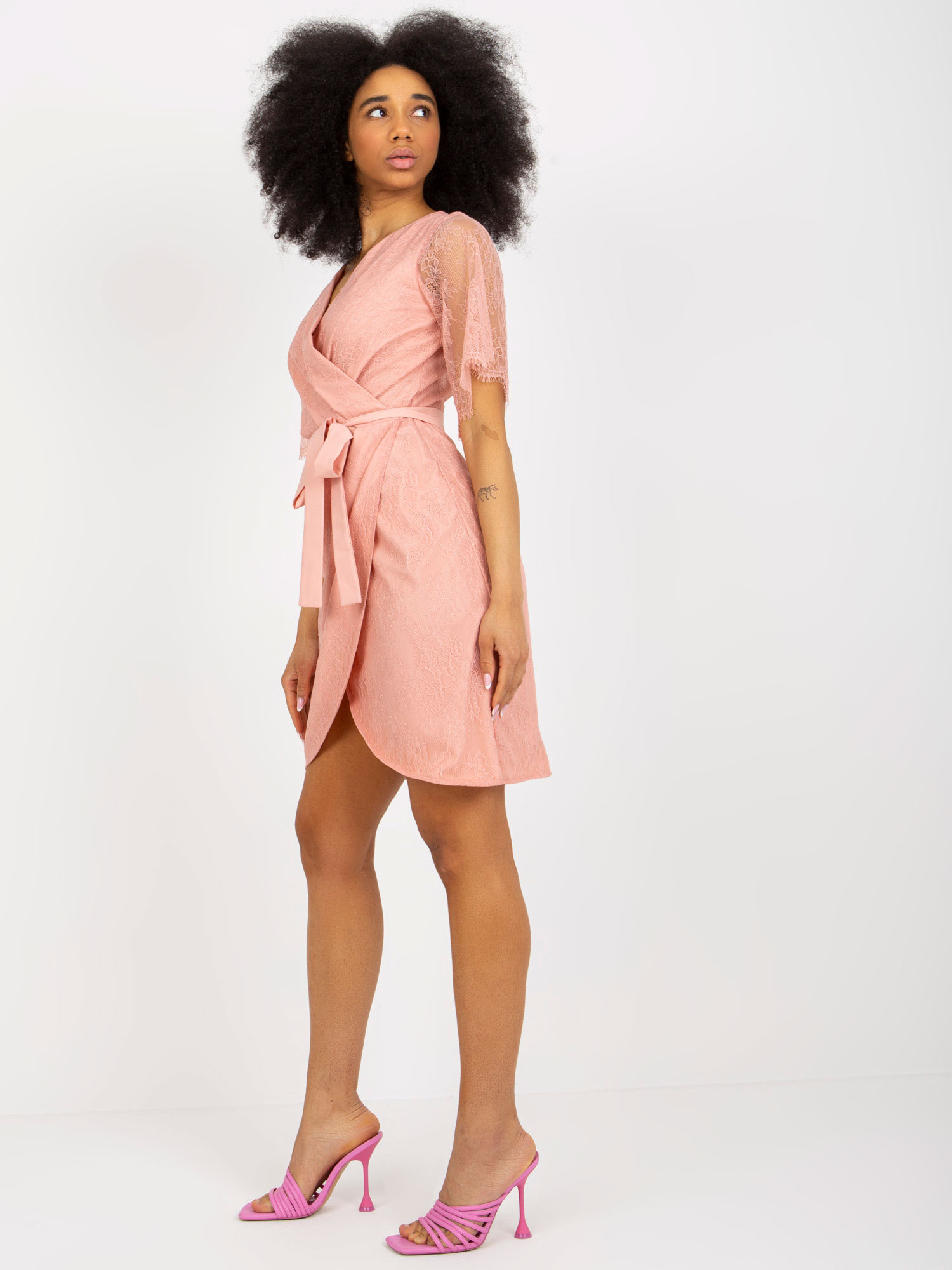 Sukienka Ciemny różowy - obrazek 4