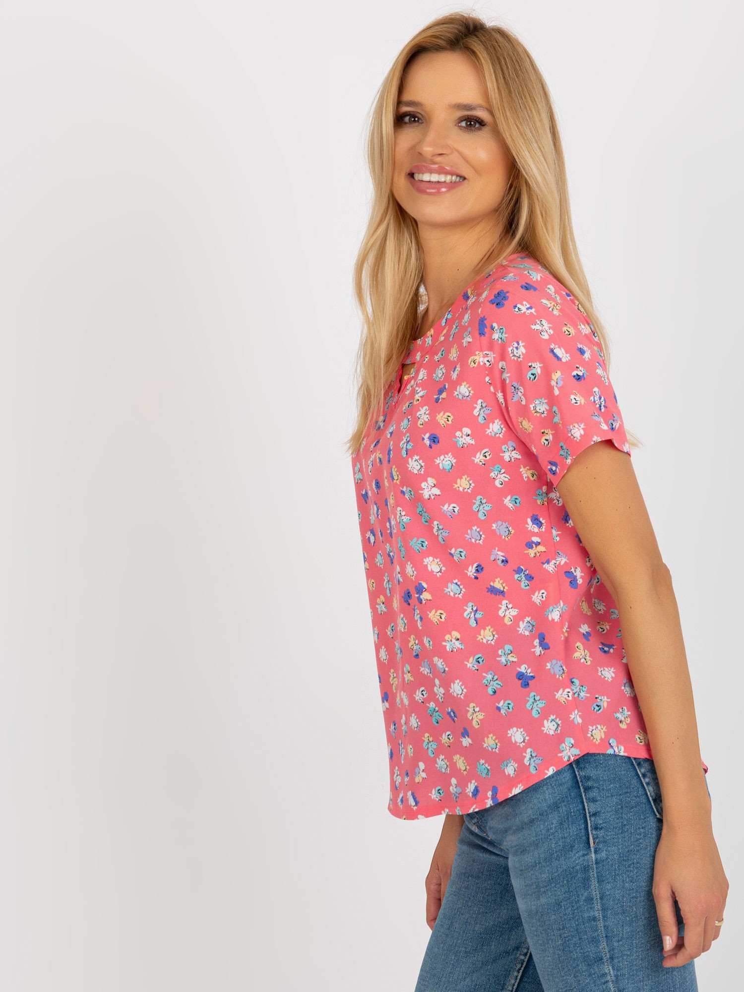 Bluzka Koralowy - obrazek 4
