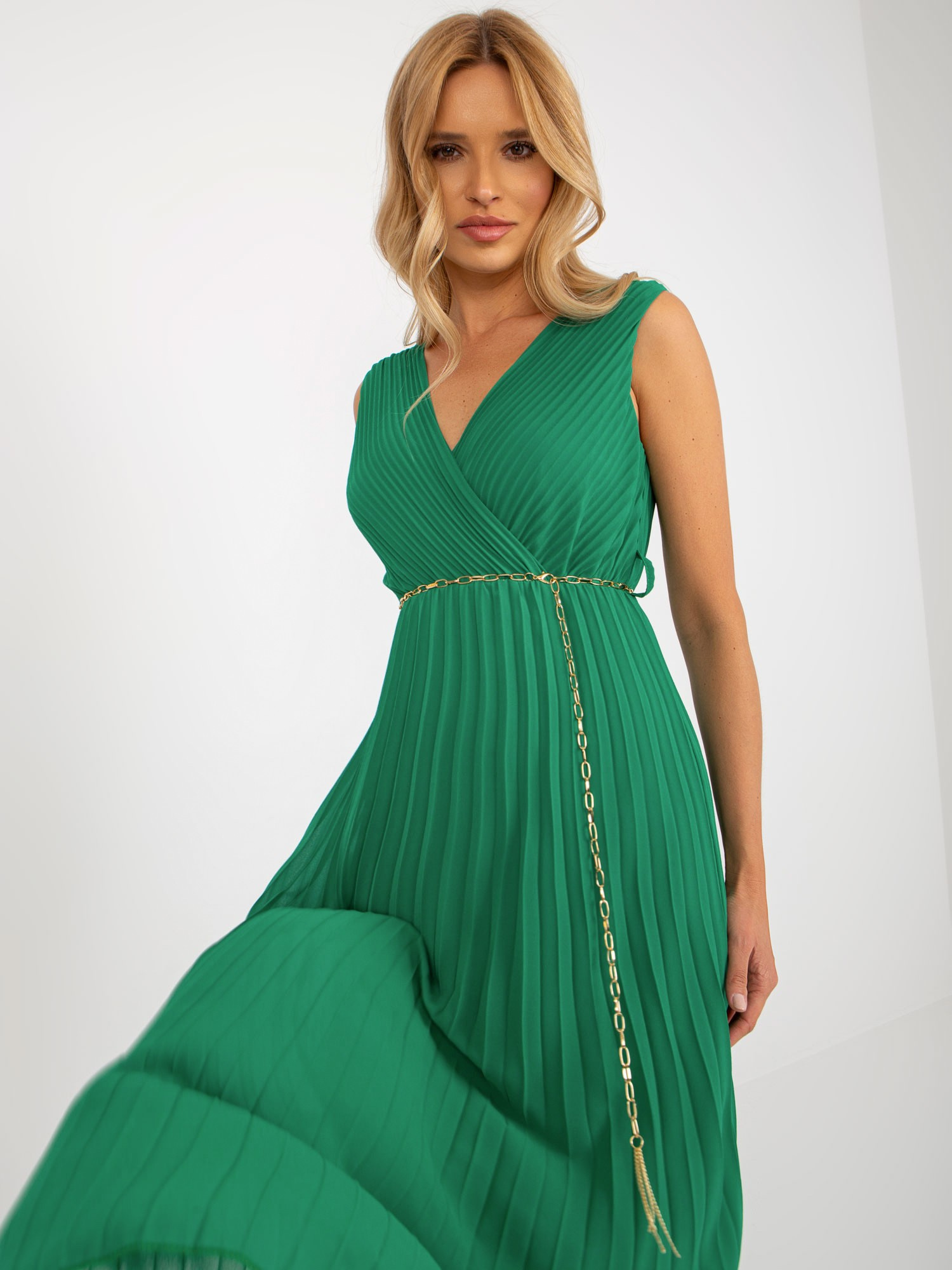 Sukienka Ciemny zielony - obrazek 4