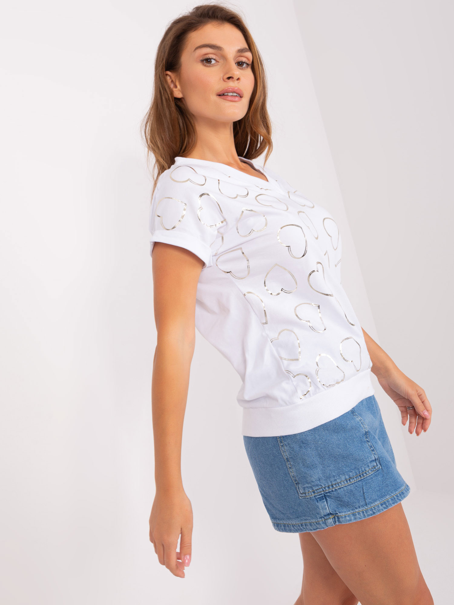 Bluzka Biały - obrazek 4