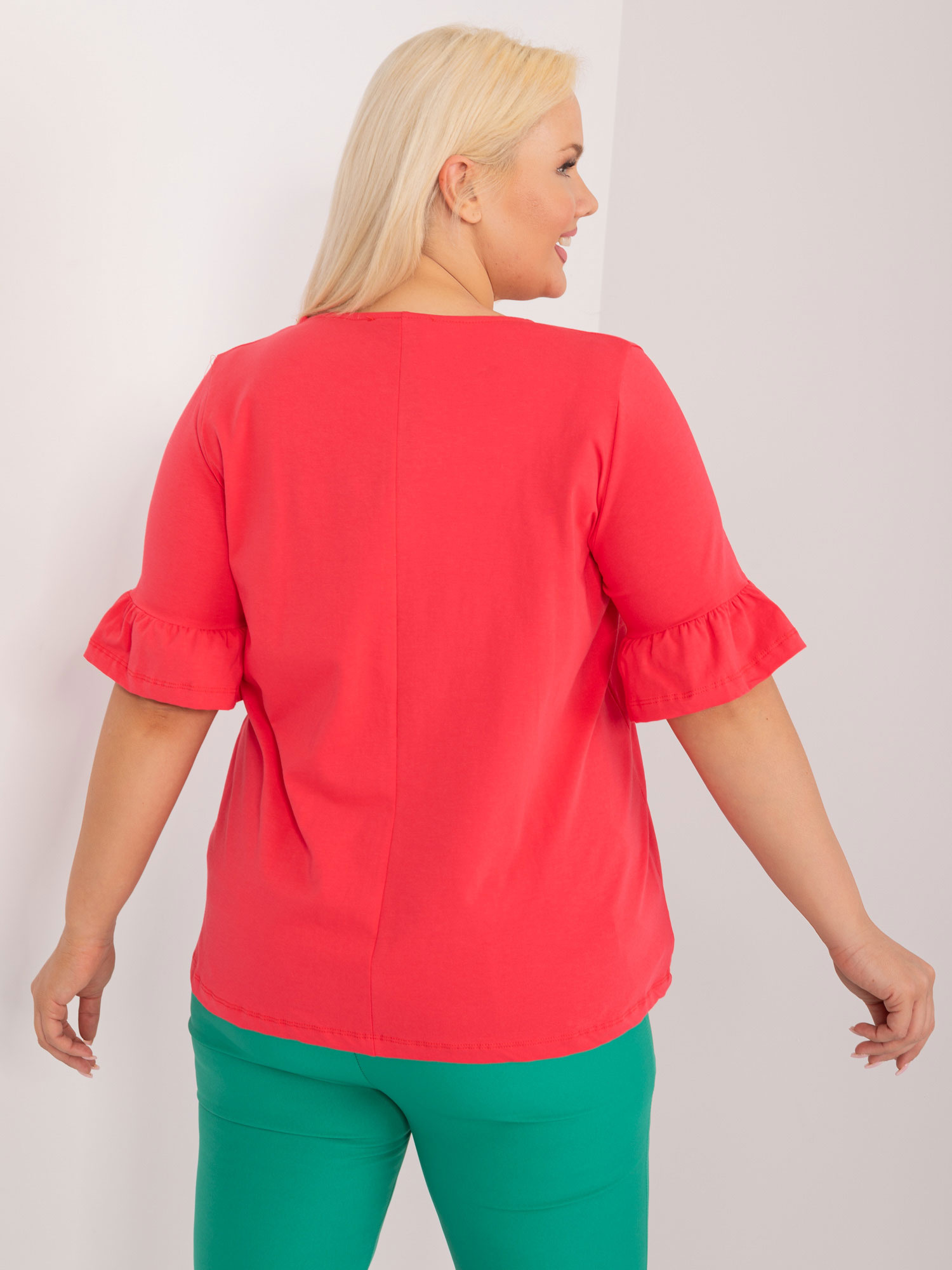 Bluzka Koralowy - obrazek 4