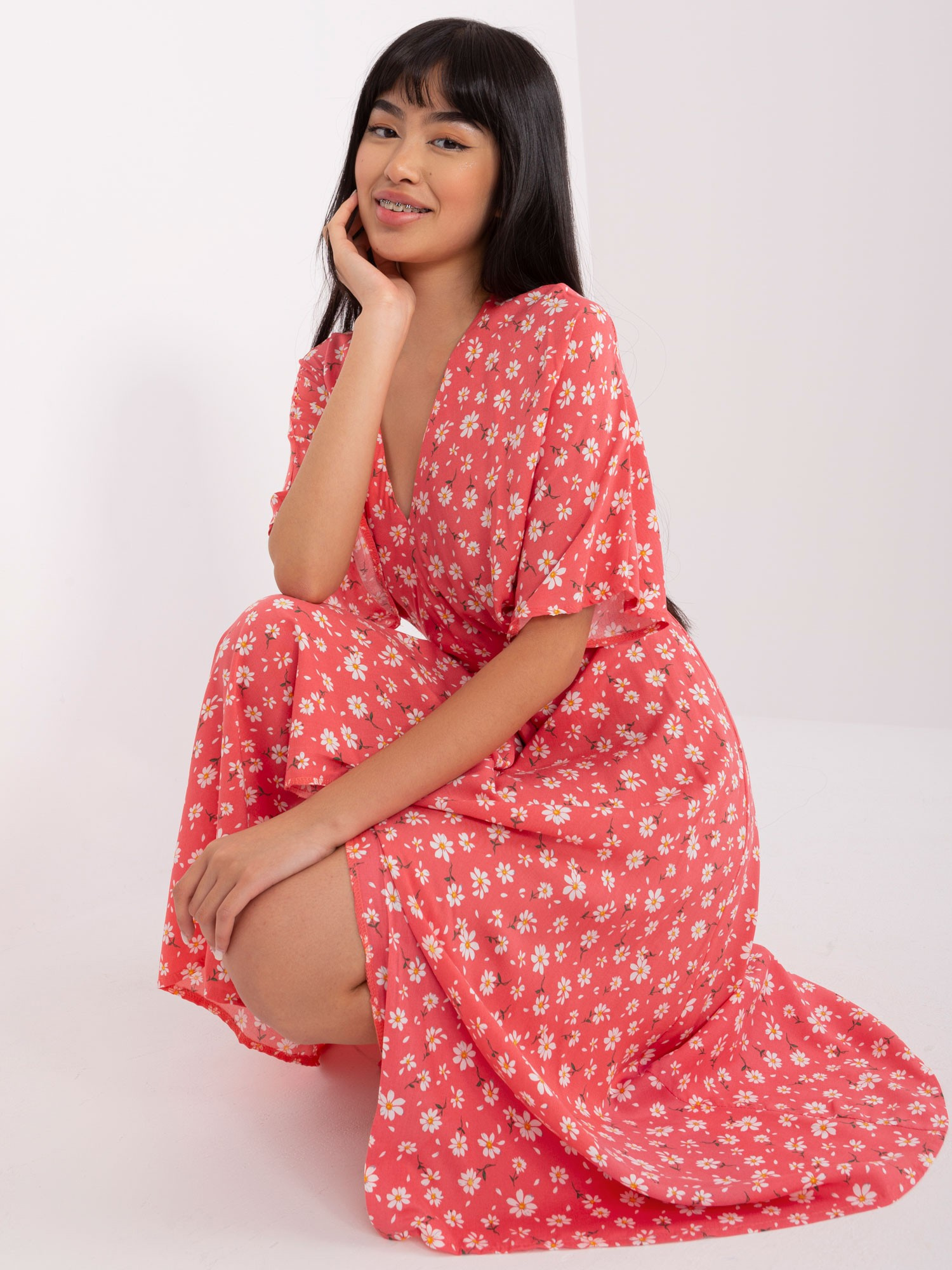 Sukienka Koralowy - obrazek 4