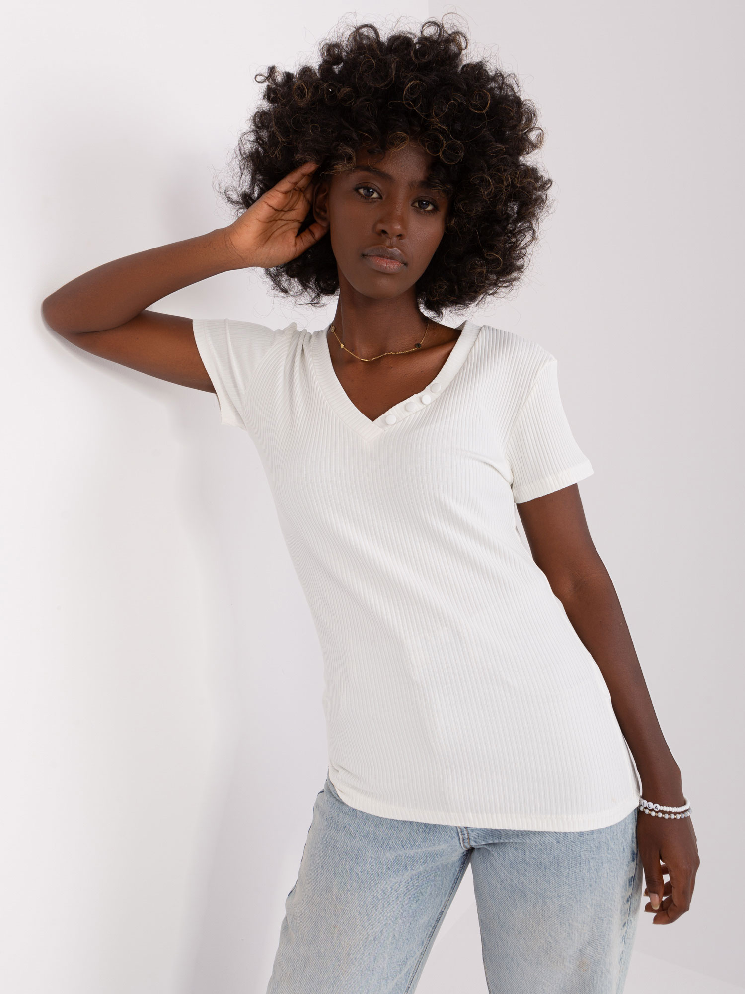 Bluzka Ecru - obrazek 4