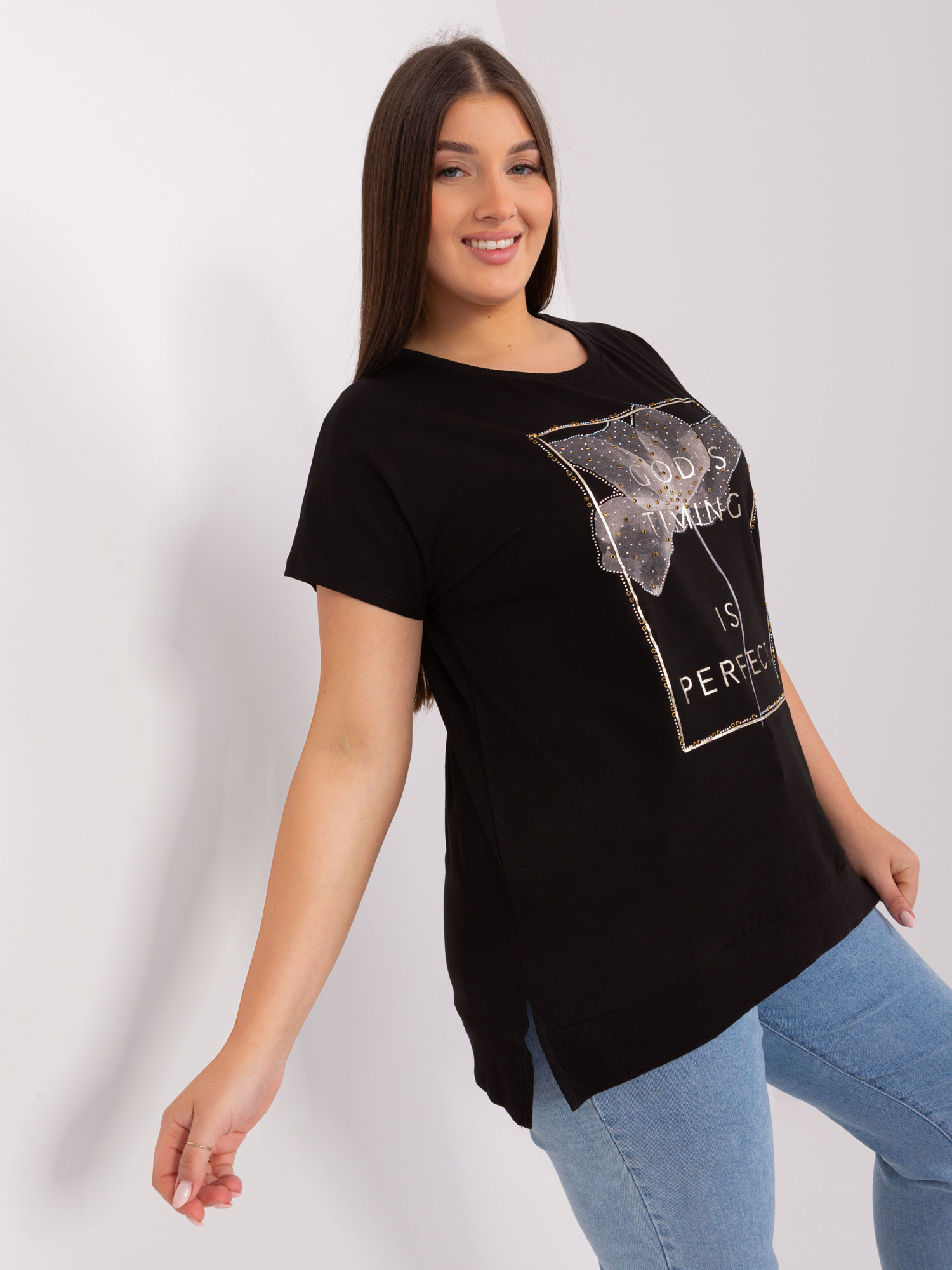 Bluzka Czarny - obrazek 4