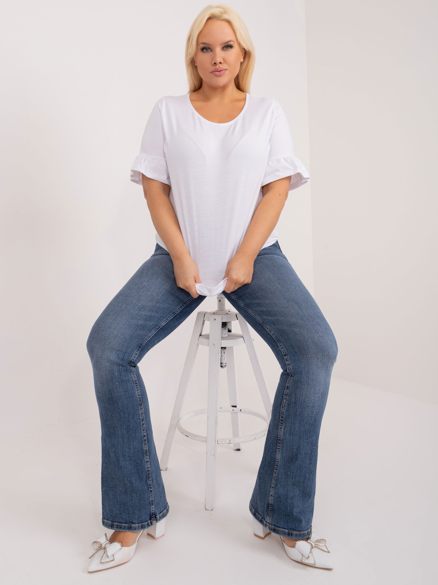 Bluzka Biały - obrazek 4