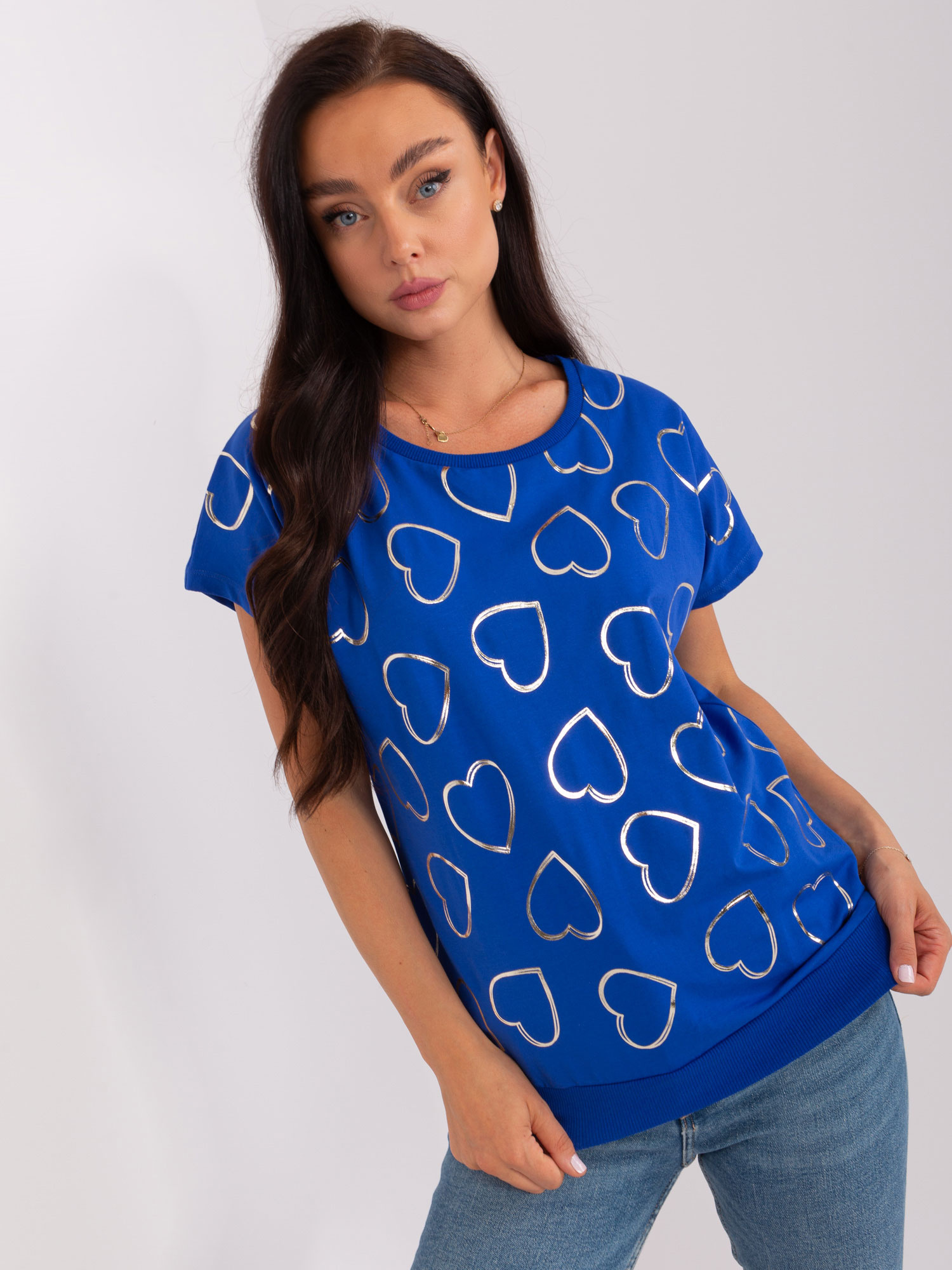 Bluzka Kobaltowy - obrazek 4