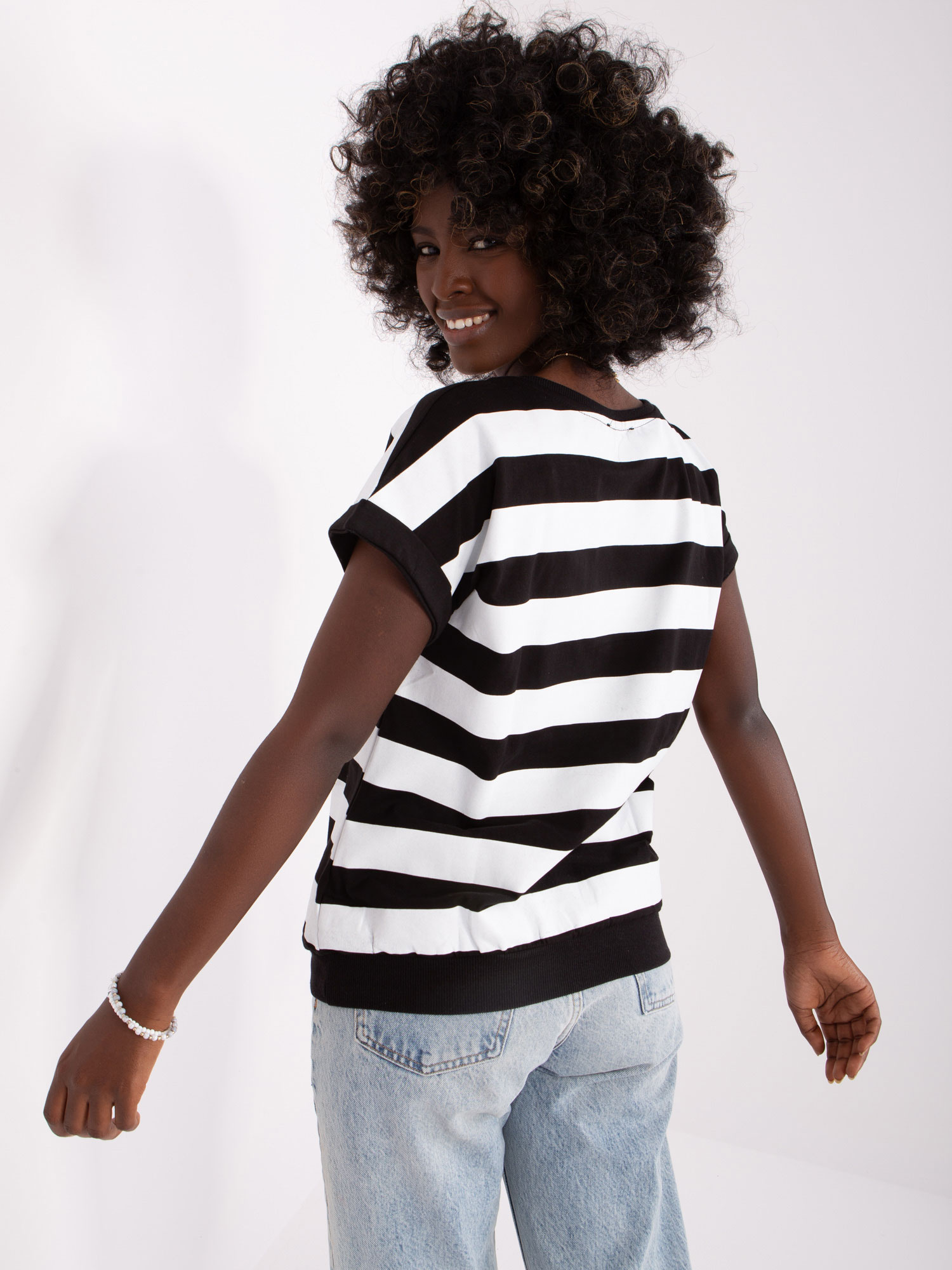 Bluzka Czarno-biały - obrazek 4