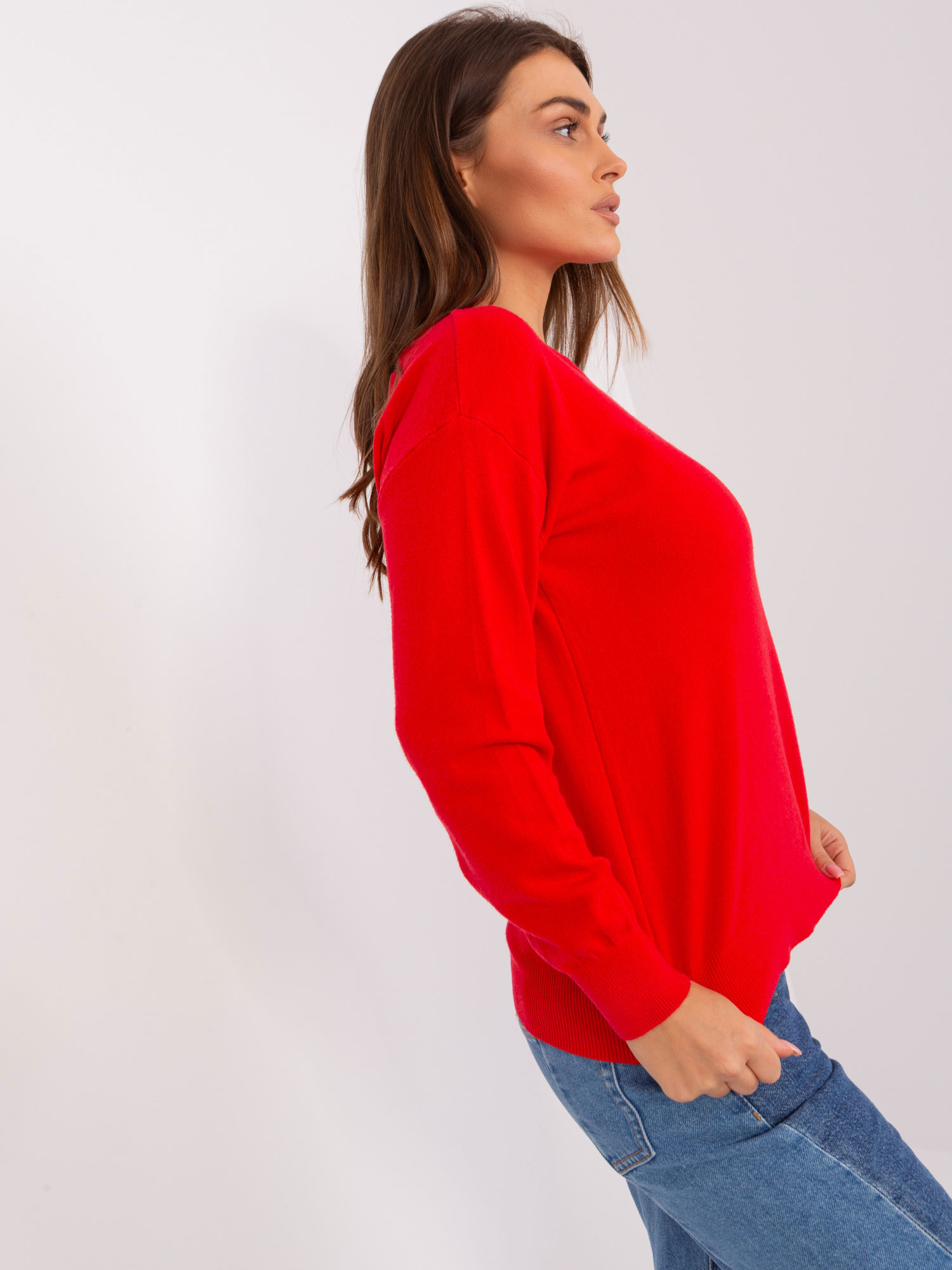 Sweter Czerwony - obrazek 4