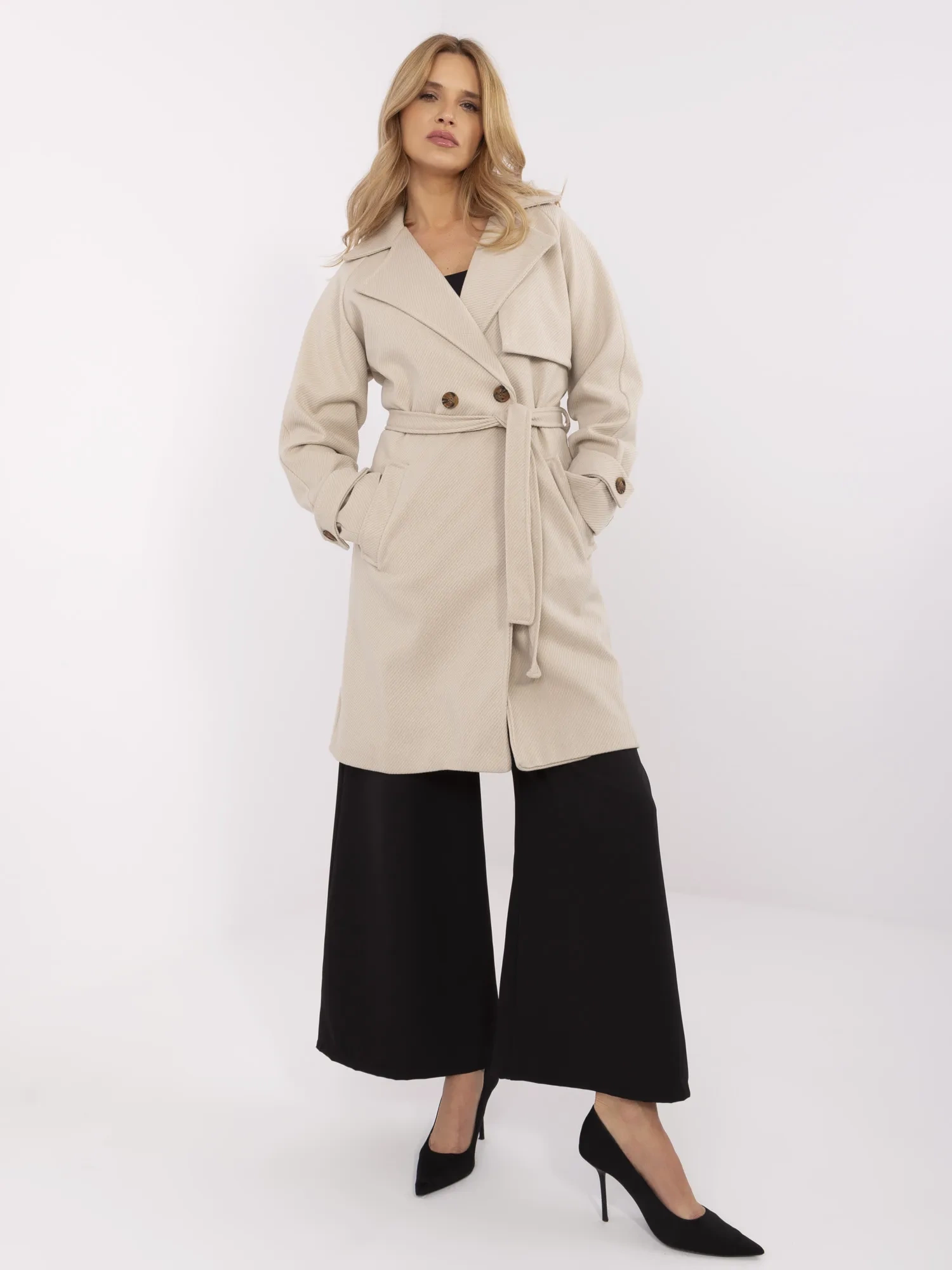 Płaszcz Beżowy - obrazek 4