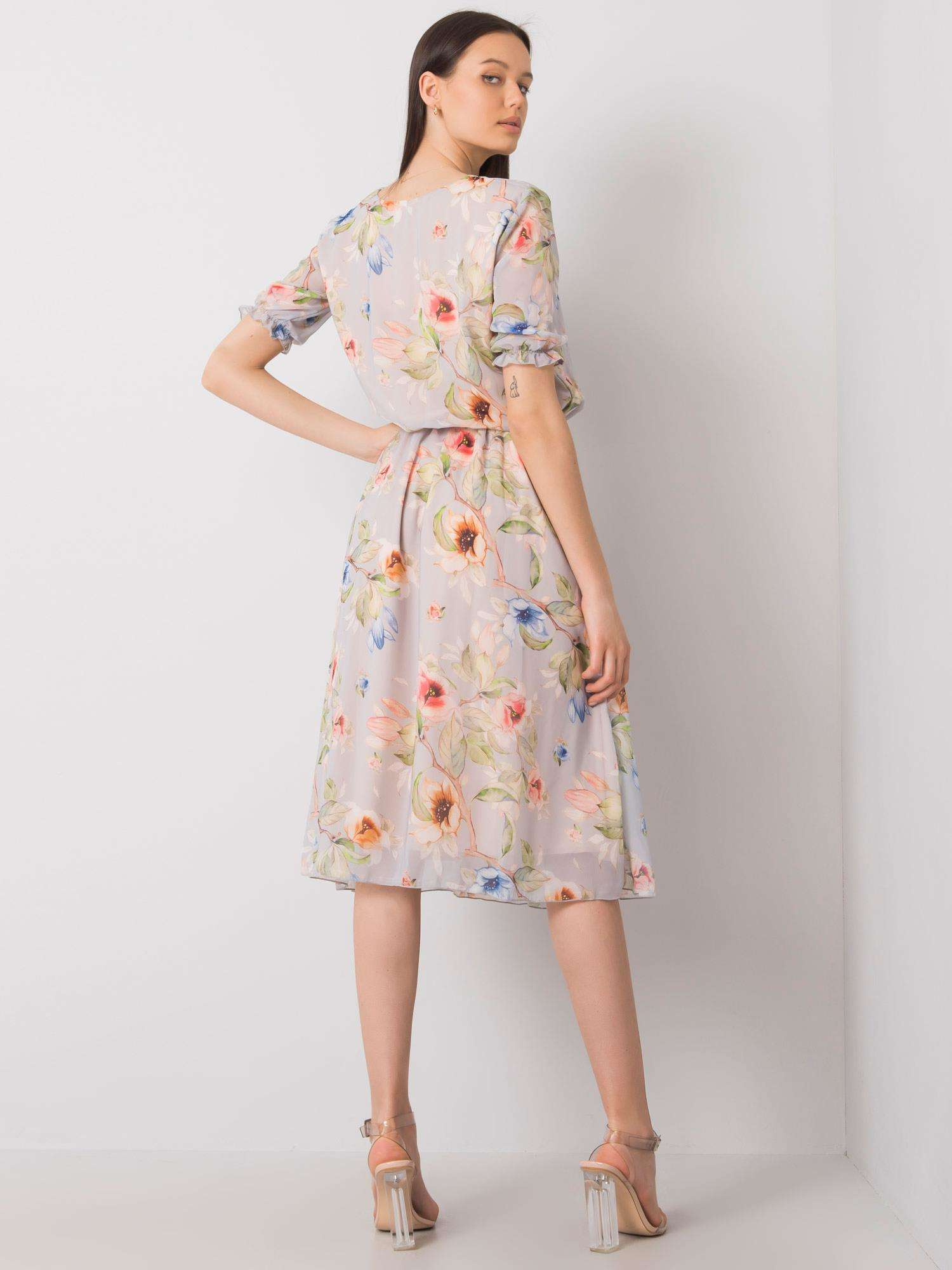 Sukienka Jasny szary - obrazek 4