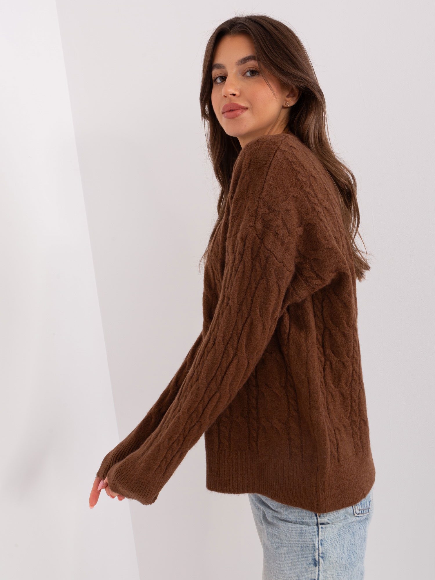 Sweter Brązowy - obrazek 4