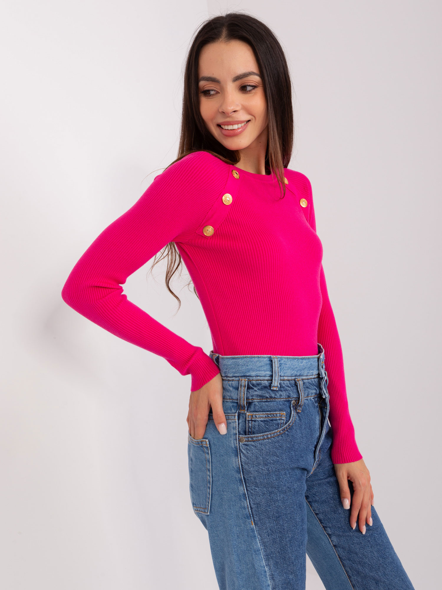 Sweter Fuksjowy - obrazek 4