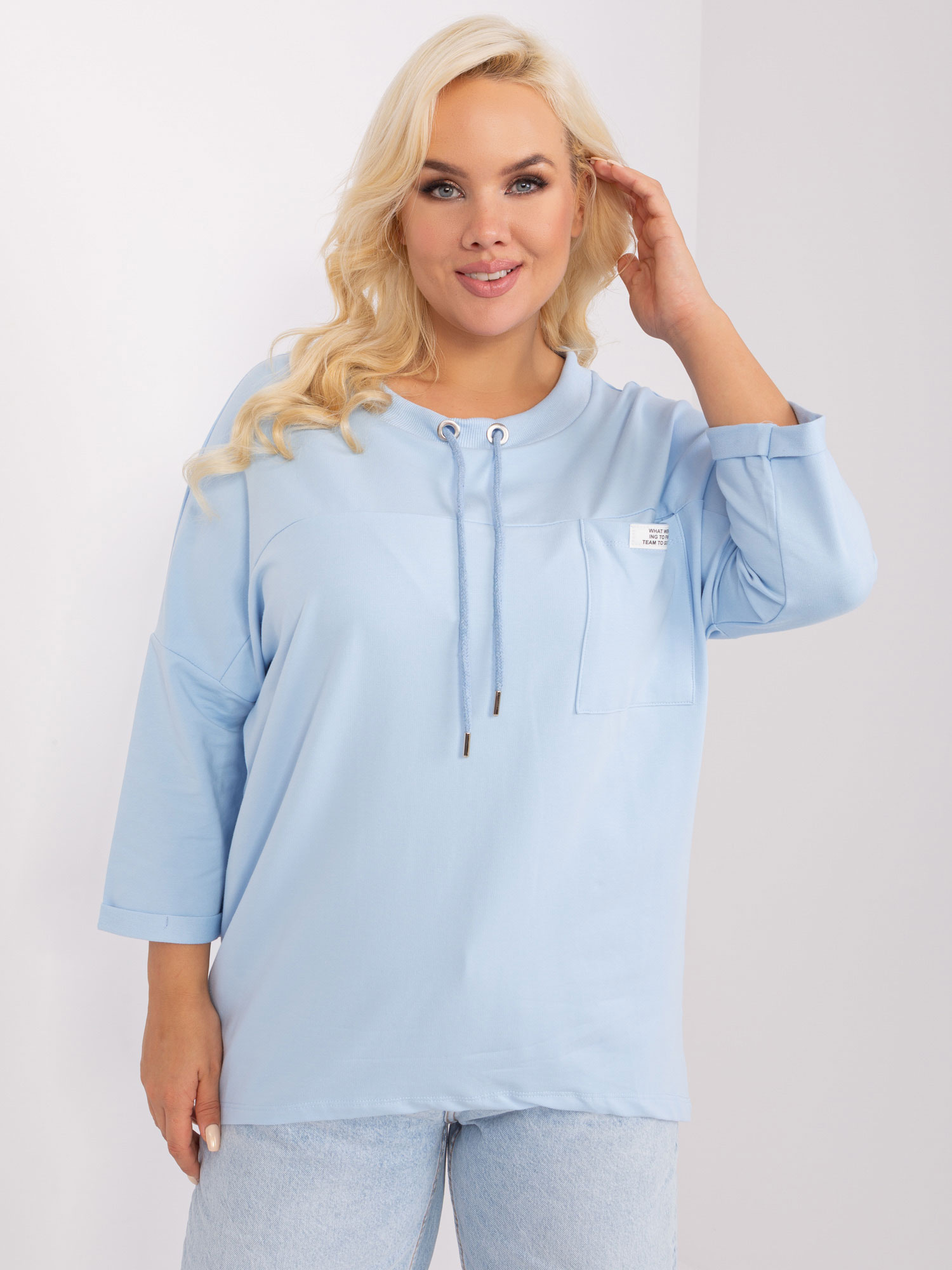 Bluzka Jasny niebieski - obrazek 4
