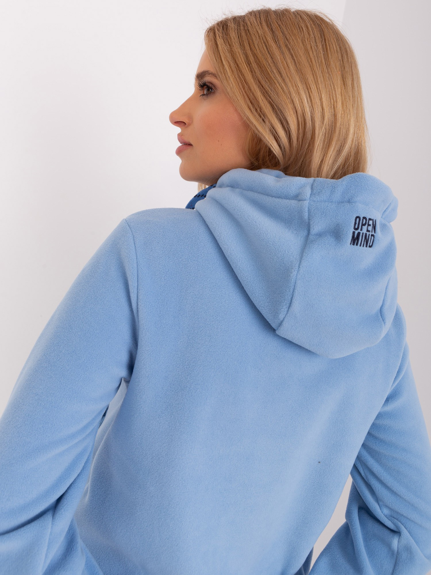 Bluza Jasny niebieski - obrazek 4