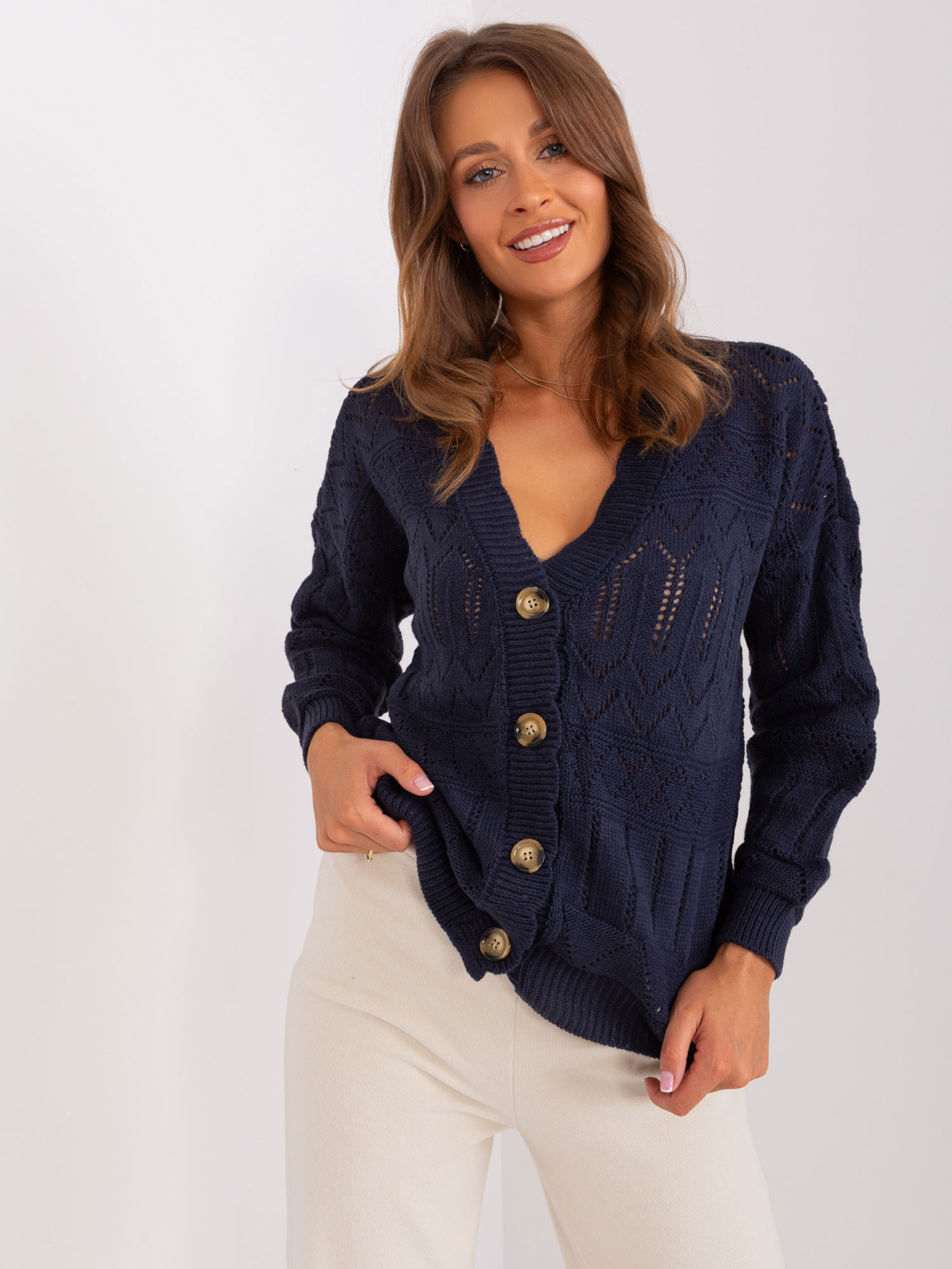 Sweter Granatowy - obrazek 4