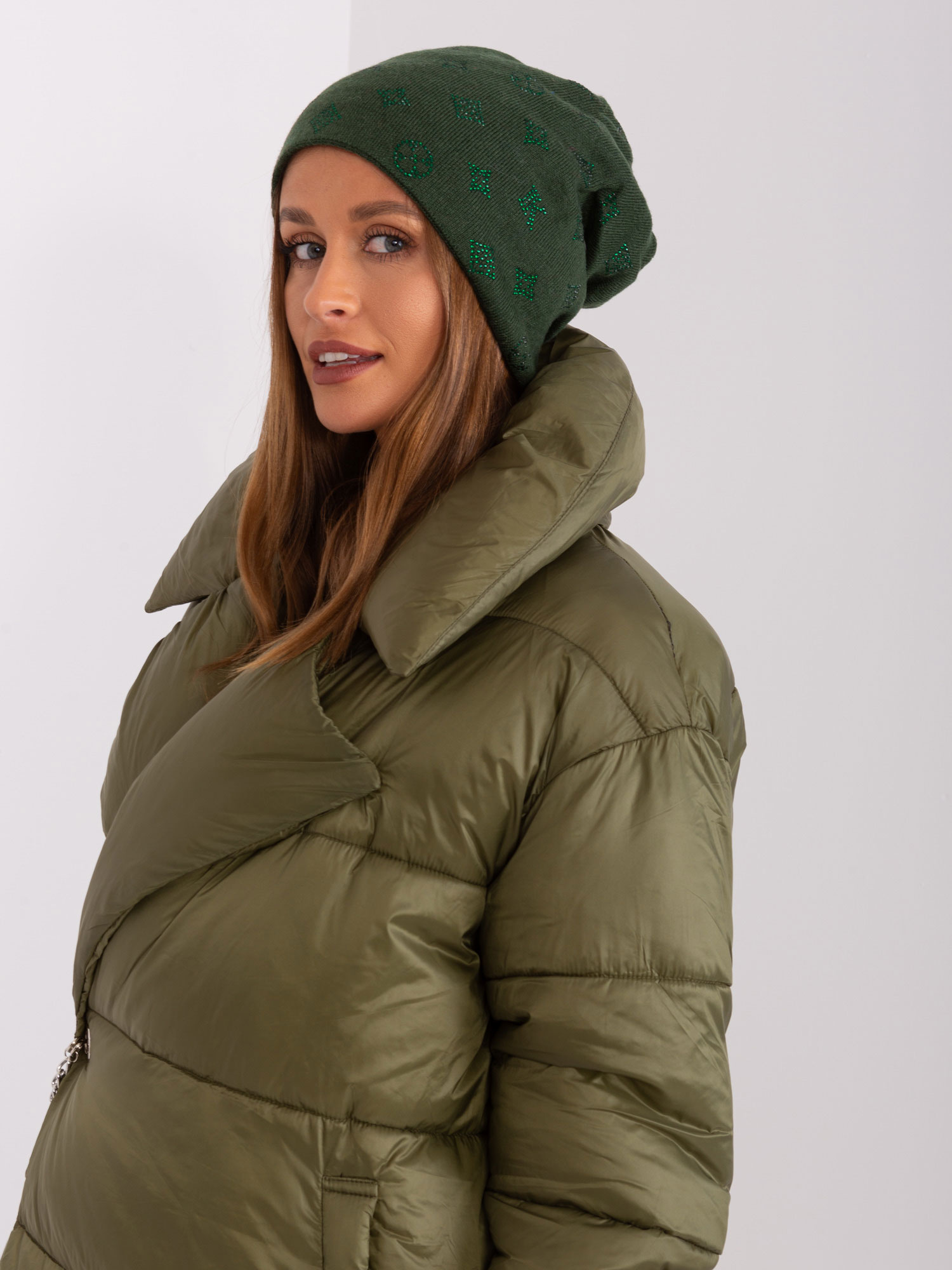 Czapka Ciemny zielony - obrazek 4