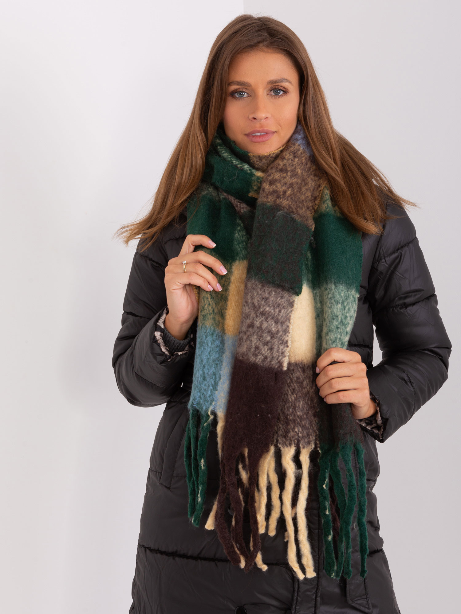 Szalik Ciemny zielony - obrazek 4