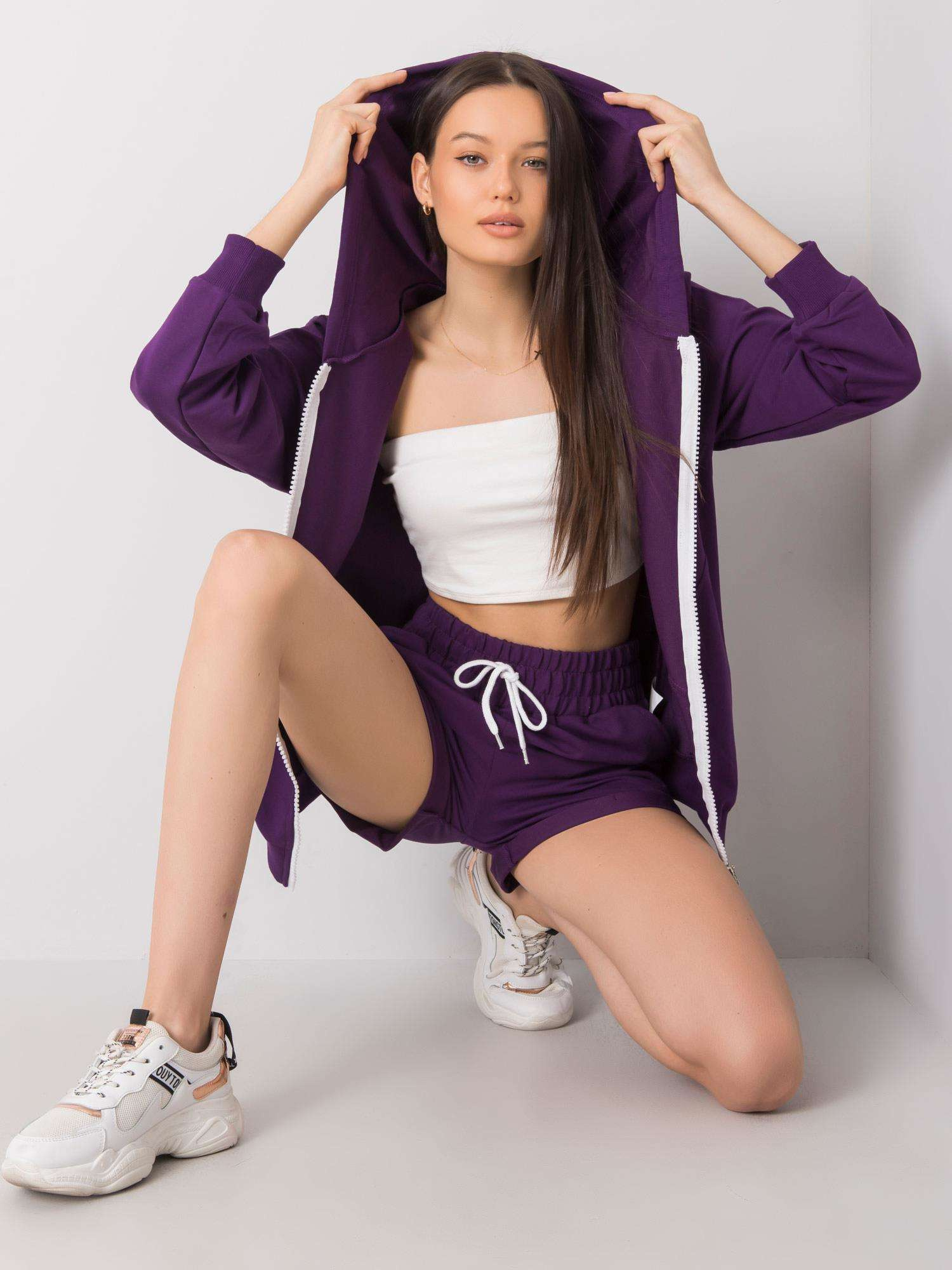 Komplet Ciemny fioletowy - obrazek 4