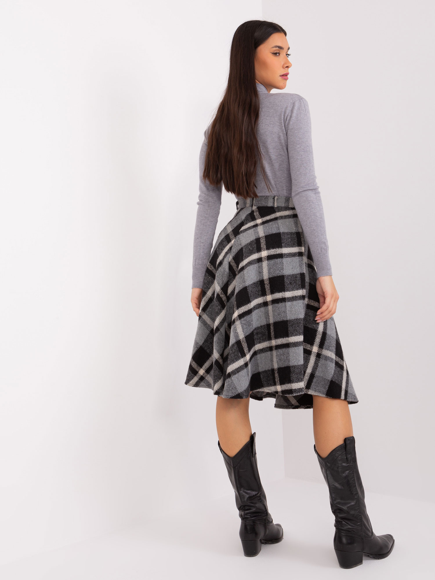 Spódnica Ciemny szary - obrazek 4