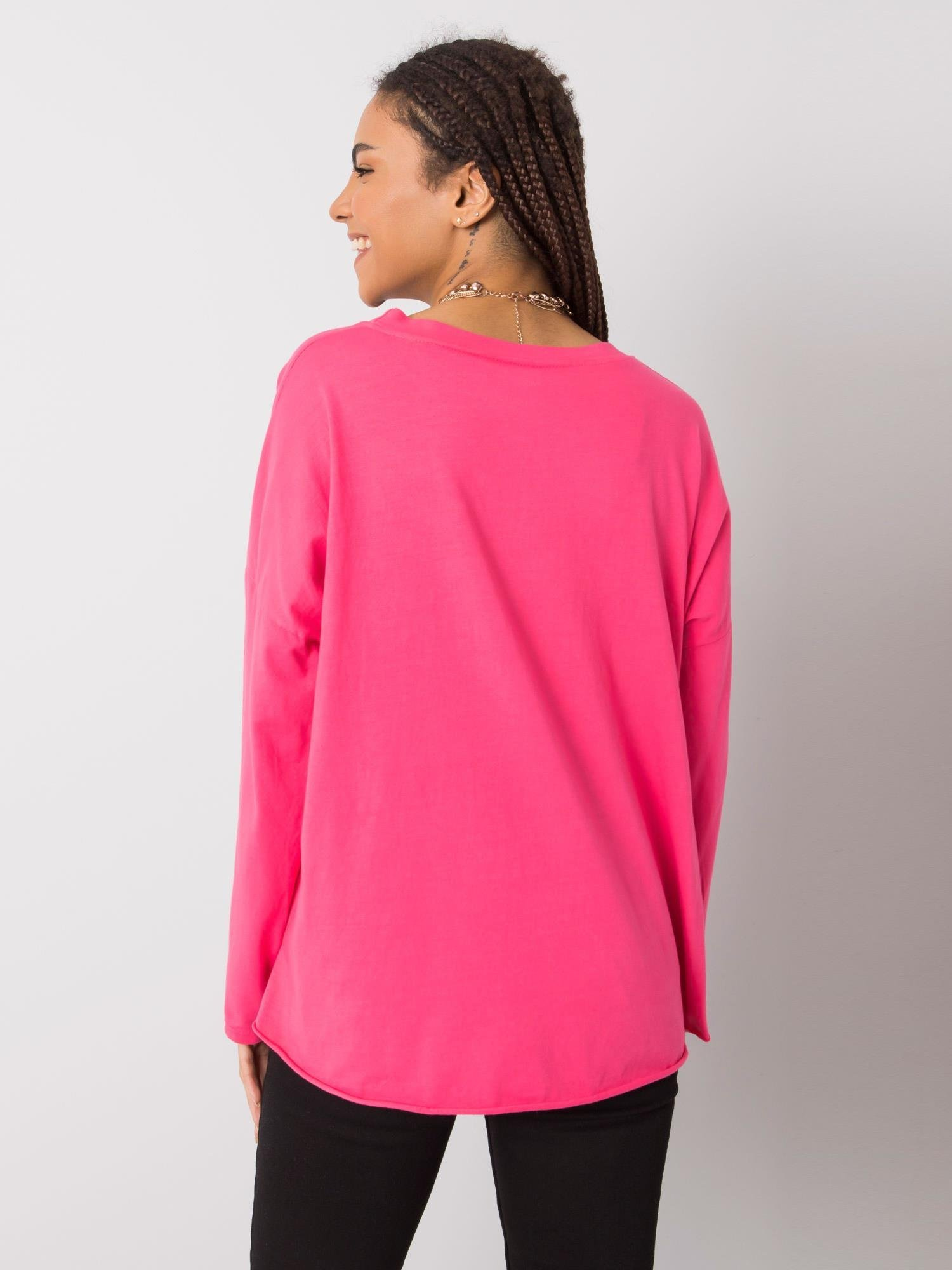 Bluzka Ciemny różowy - obrazek 4