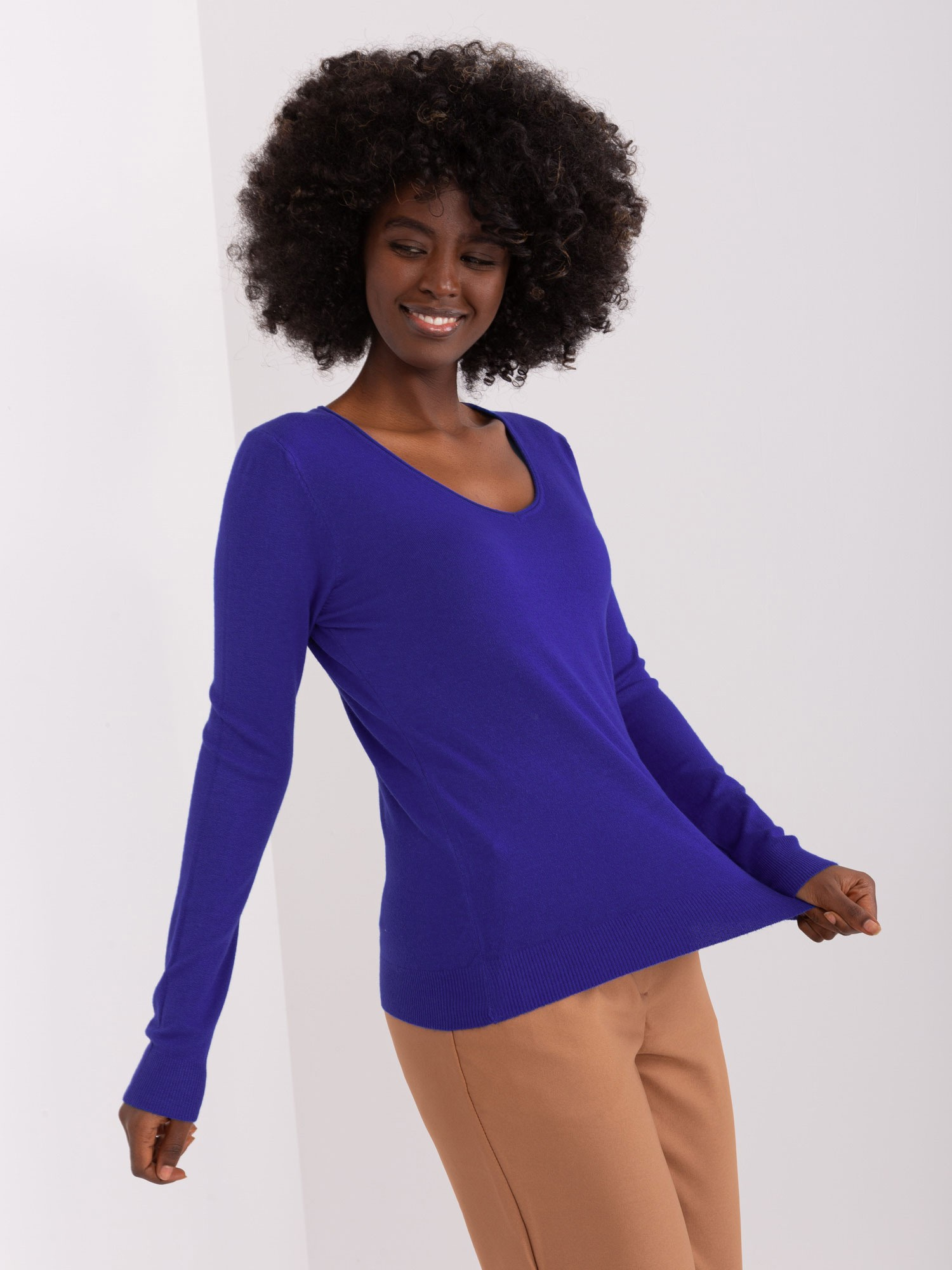 Sweter Kobaltowy - obrazek 4