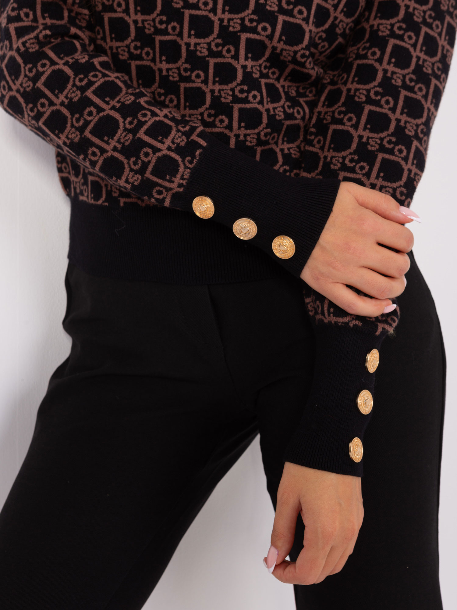 Sweter Czarny - obrazek 4