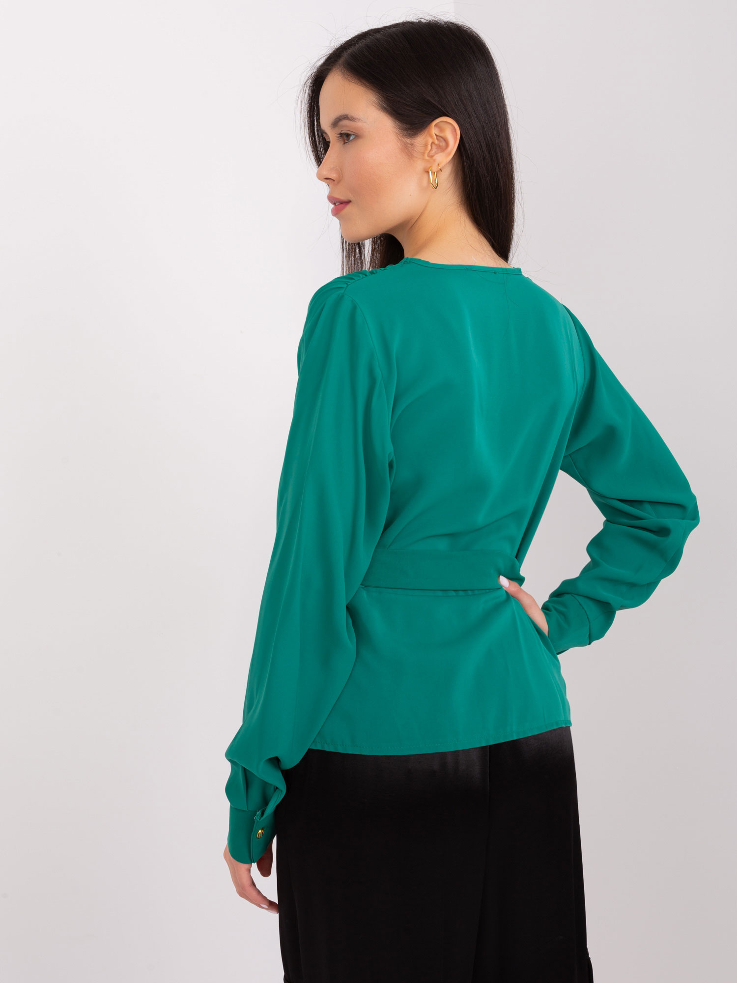 Bluzka Ciemny zielony - obrazek 4