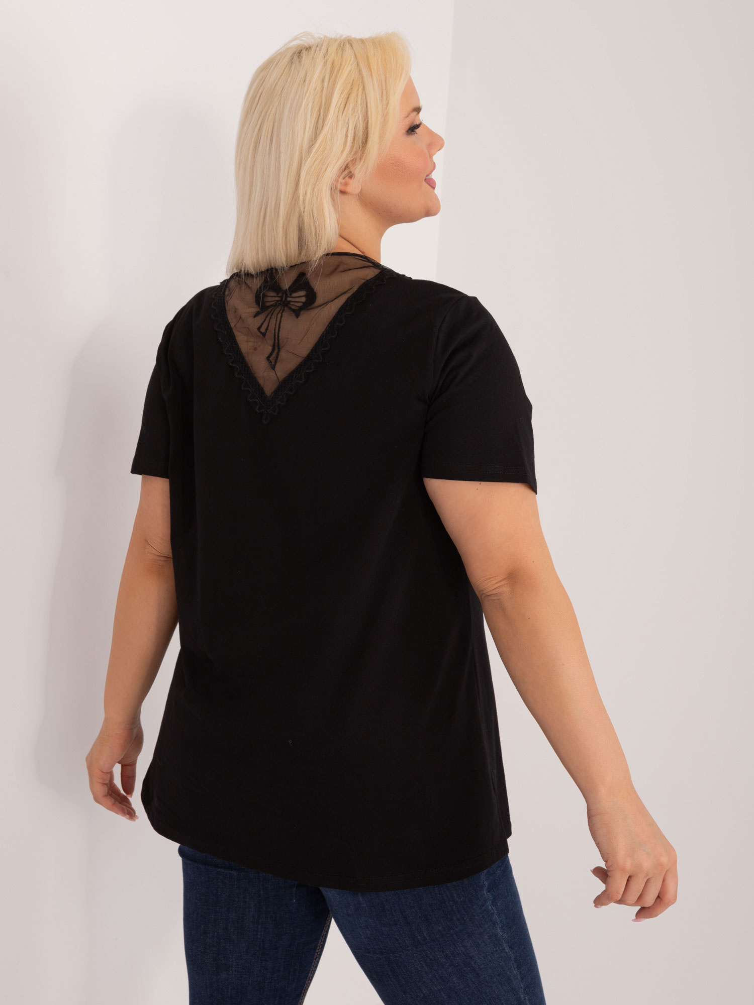 Bluzka Czarny - obrazek 4