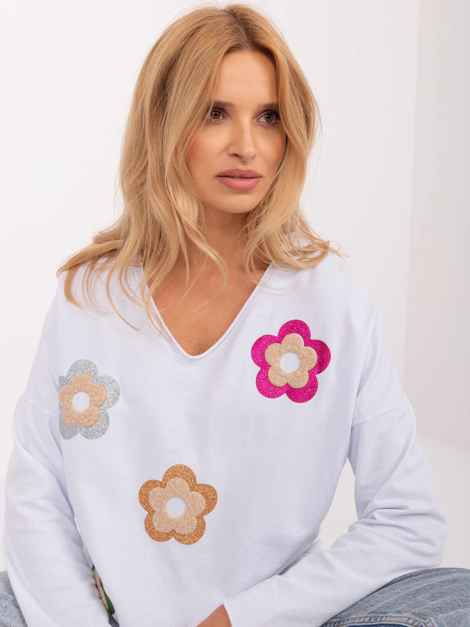 Bluzka Biały - obrazek 4