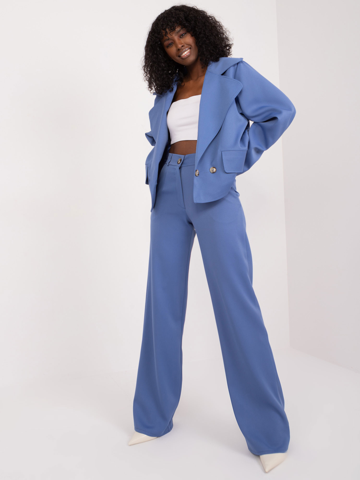 Marynarka Szaro-niebieski - obrazek 4