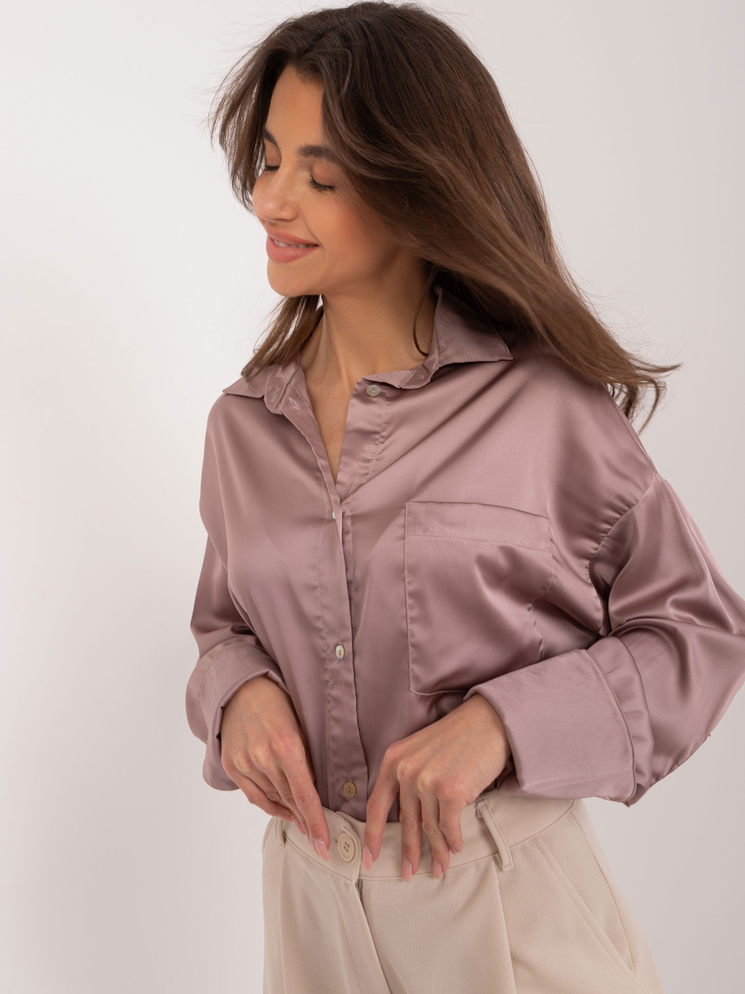 Koszula Ciemny różowy - obrazek 4