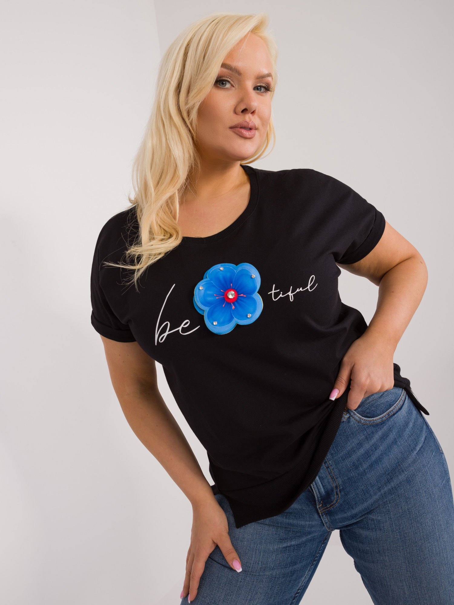 Bluzka Czarny - obrazek 4