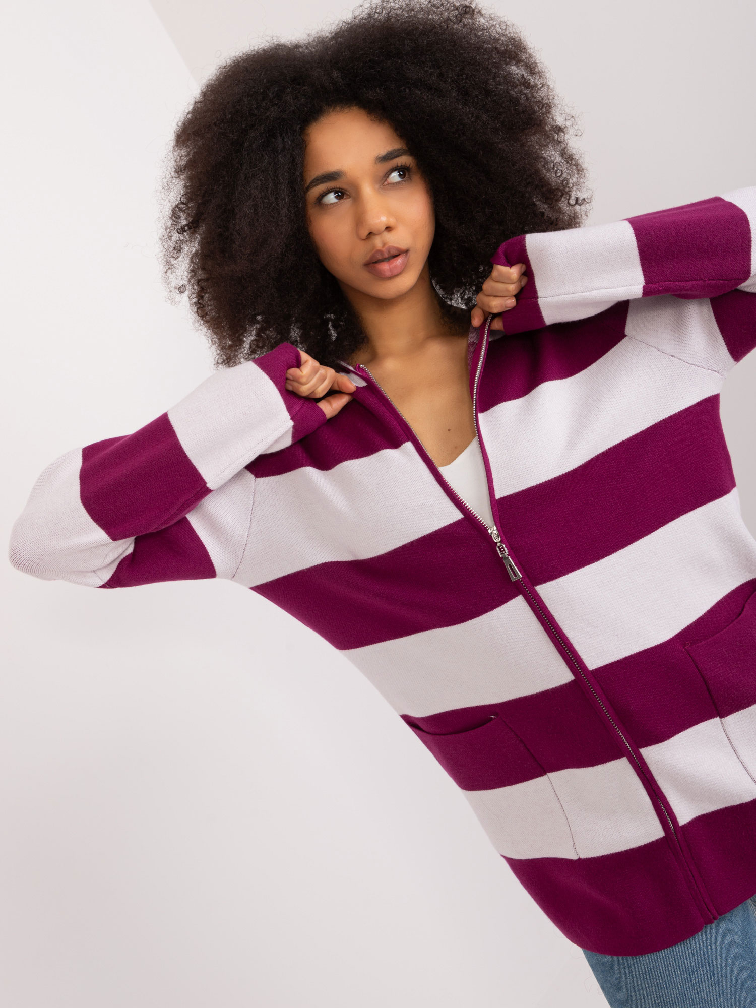 Sweter Fioletowy - obrazek 4