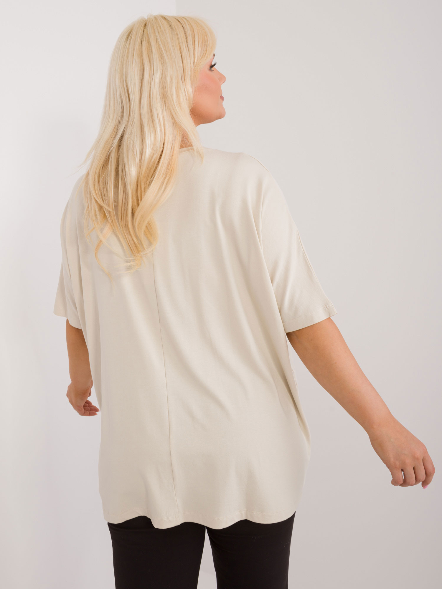 Bluzka Jasny beżowy - obrazek 4
