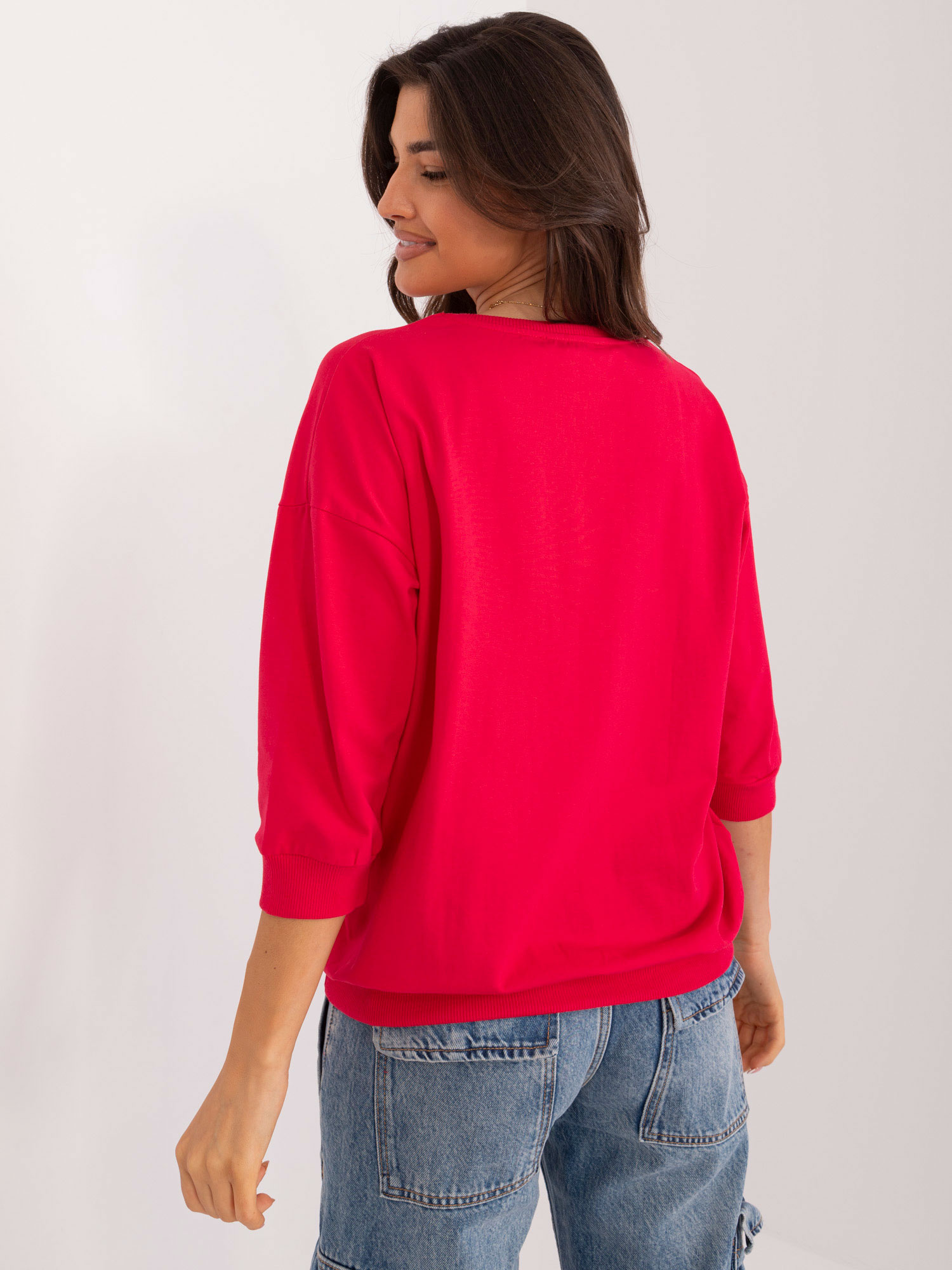 Bluzka Czerwony - obrazek 4