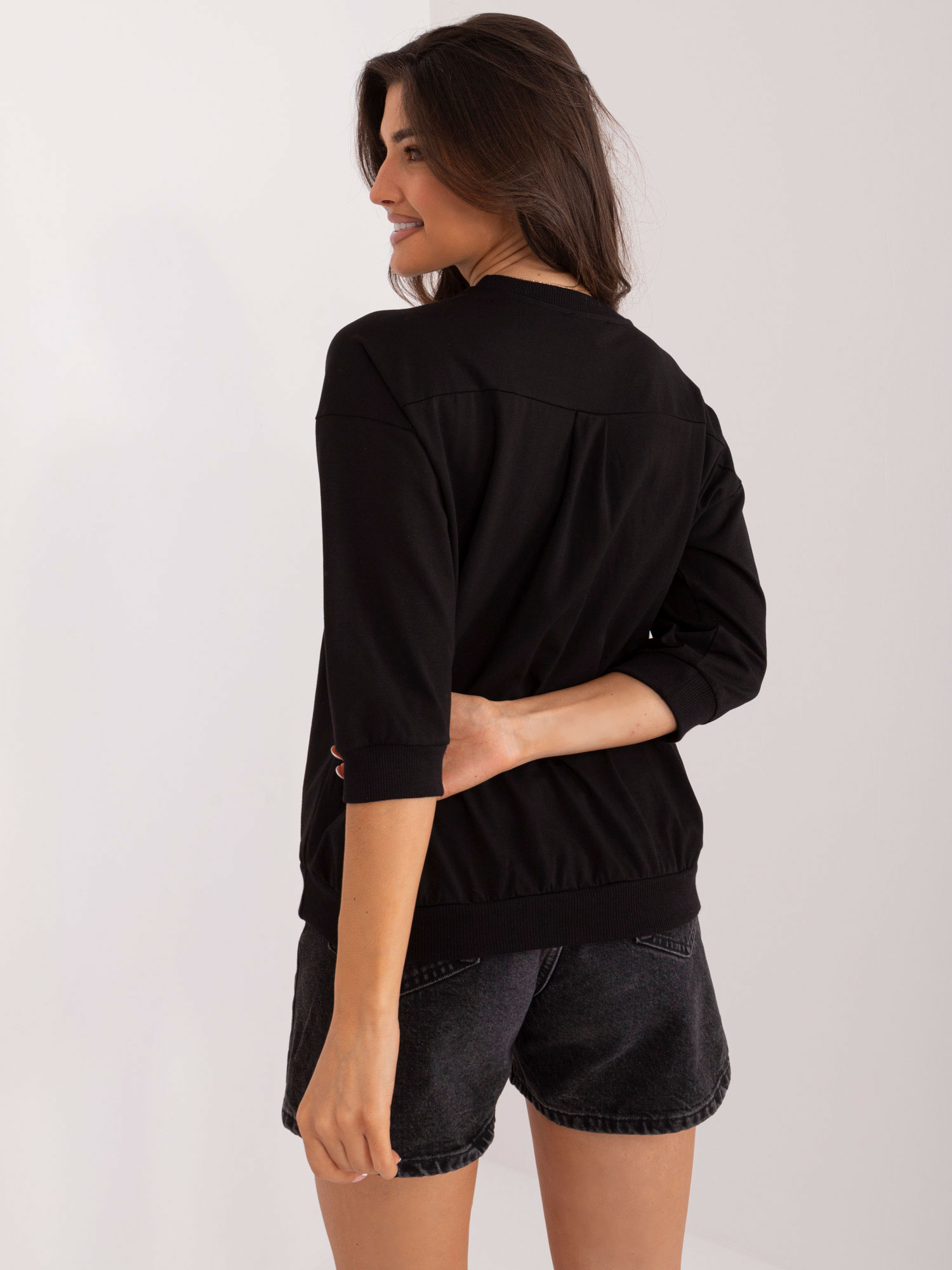 Bluzka Czarny - obrazek 4