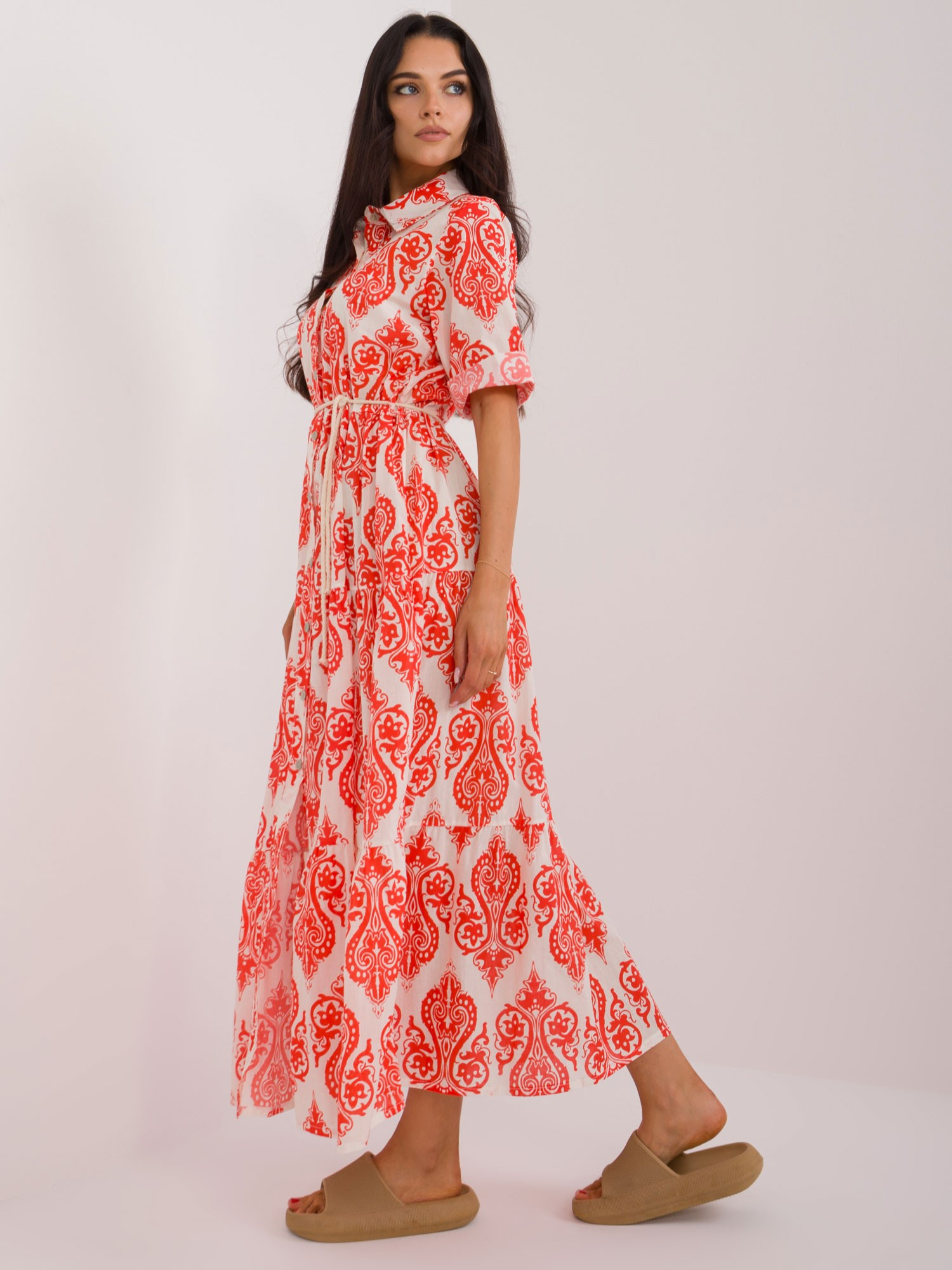 Sukienka Koralowy - obrazek 4