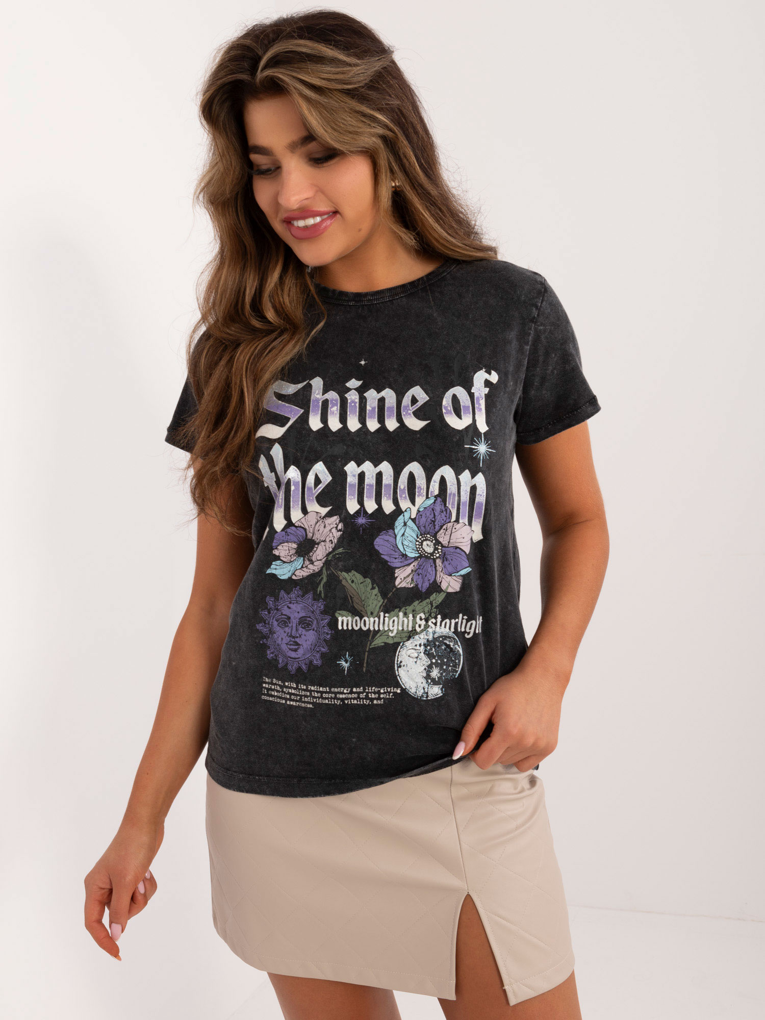 Bluzka Ciemny szary - obrazek 4