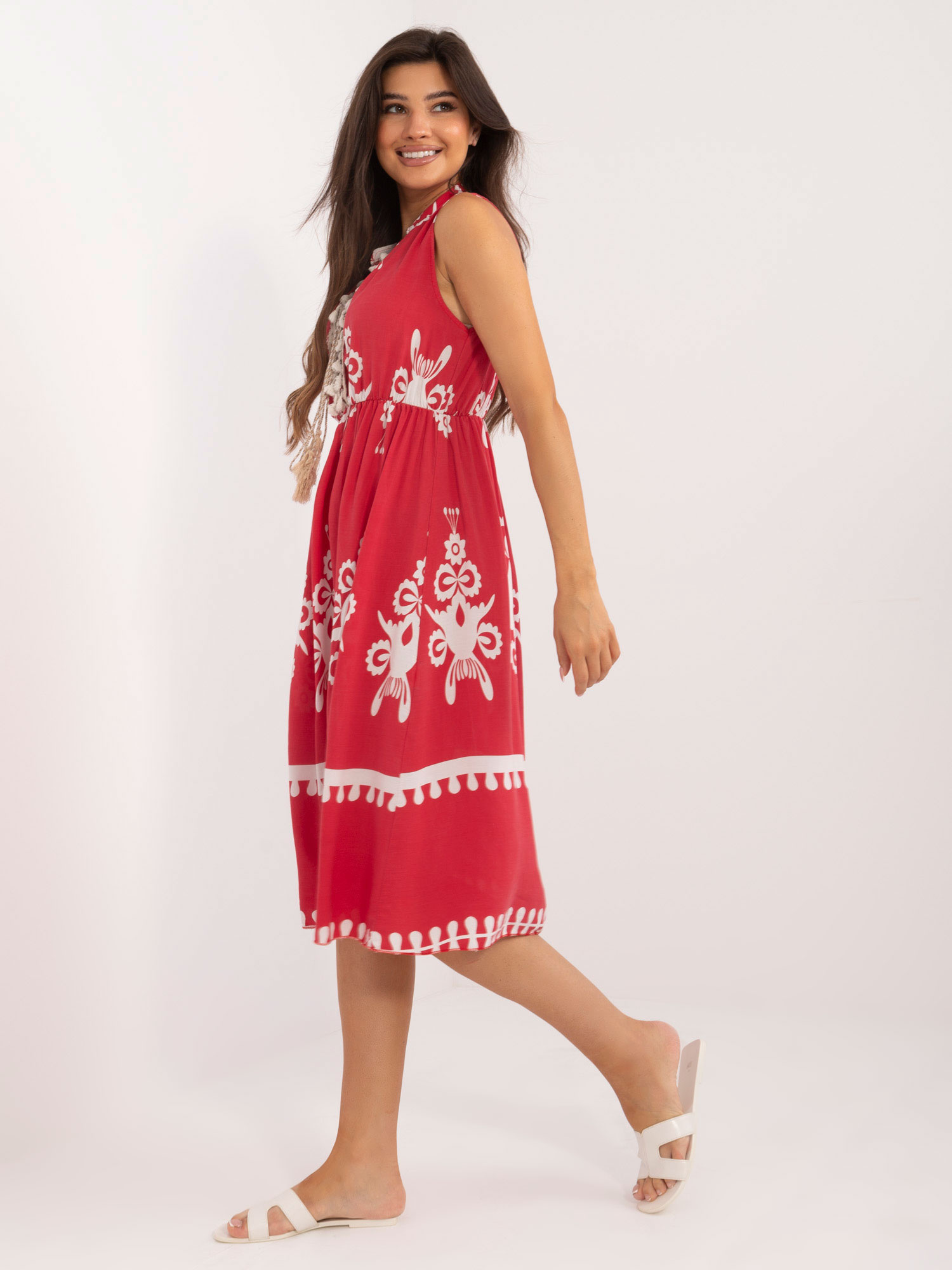 Sukienka Czerwony - obrazek 4