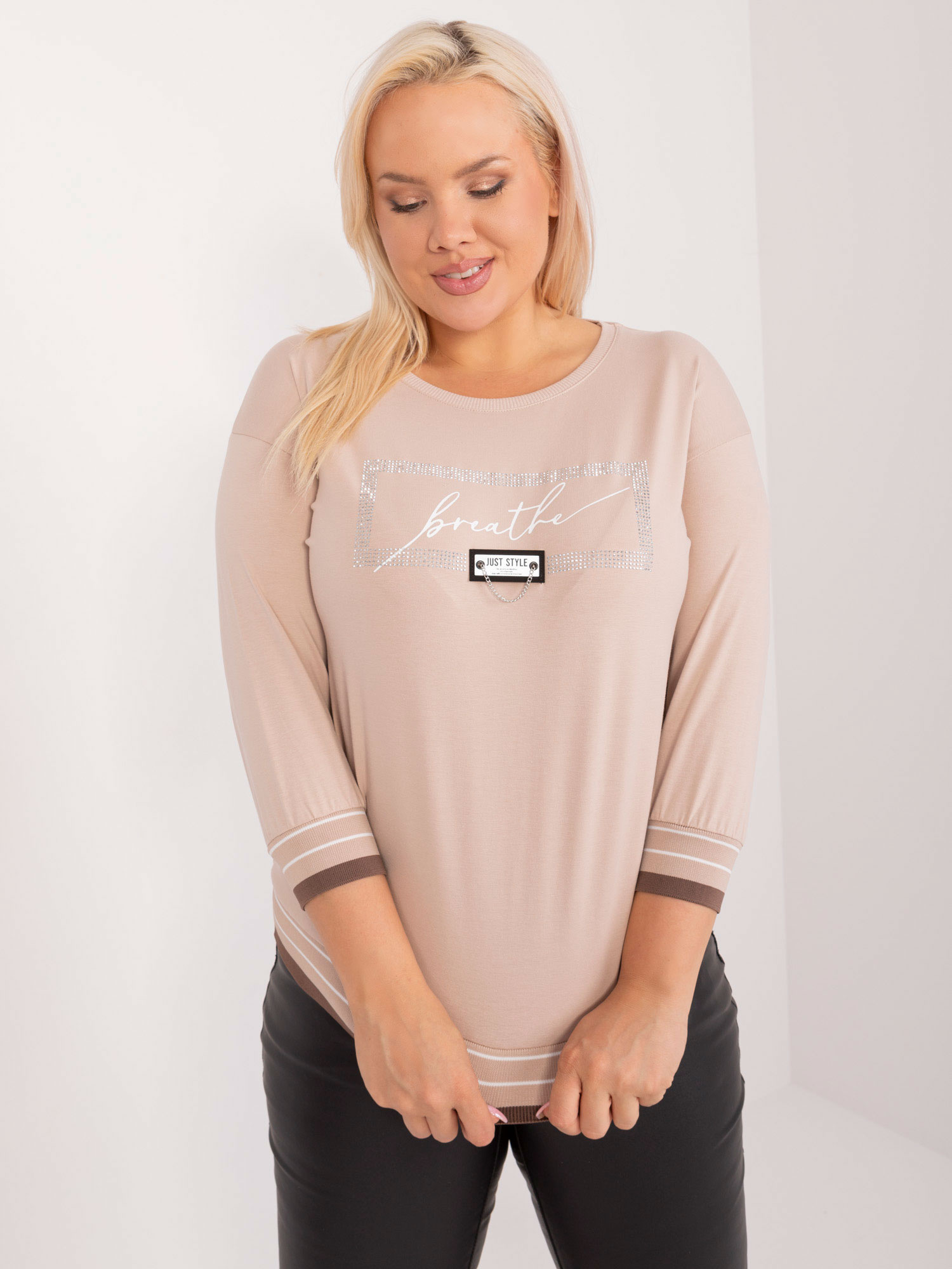 Bluzka Jasny beżowy - obrazek 4